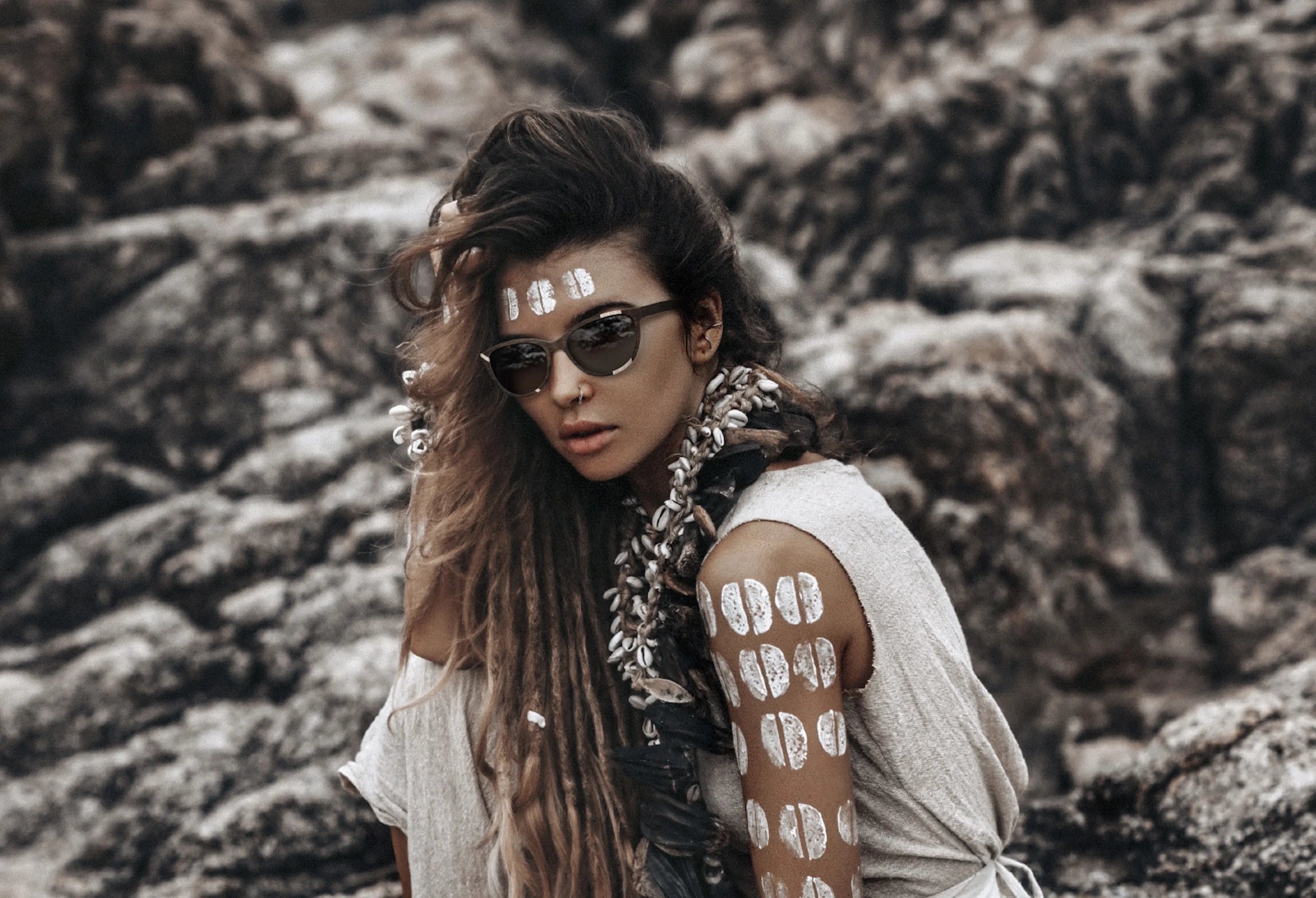 Siris Wood Optic Natural Eyewear with Clear Vision