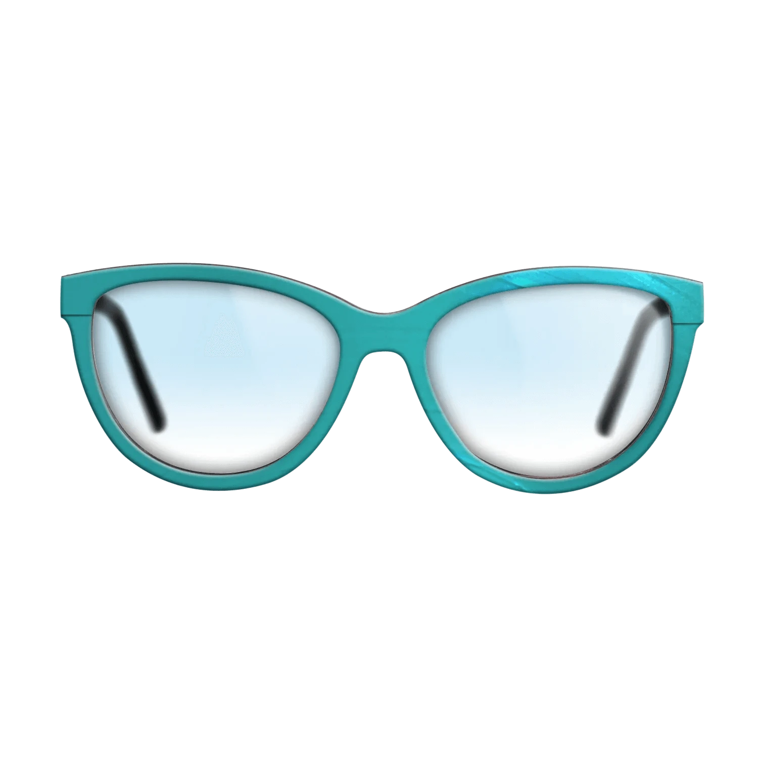Turquoise Vinyl Front Walnut - The Maiden - Cat - 2208 - SIRIS wood optic