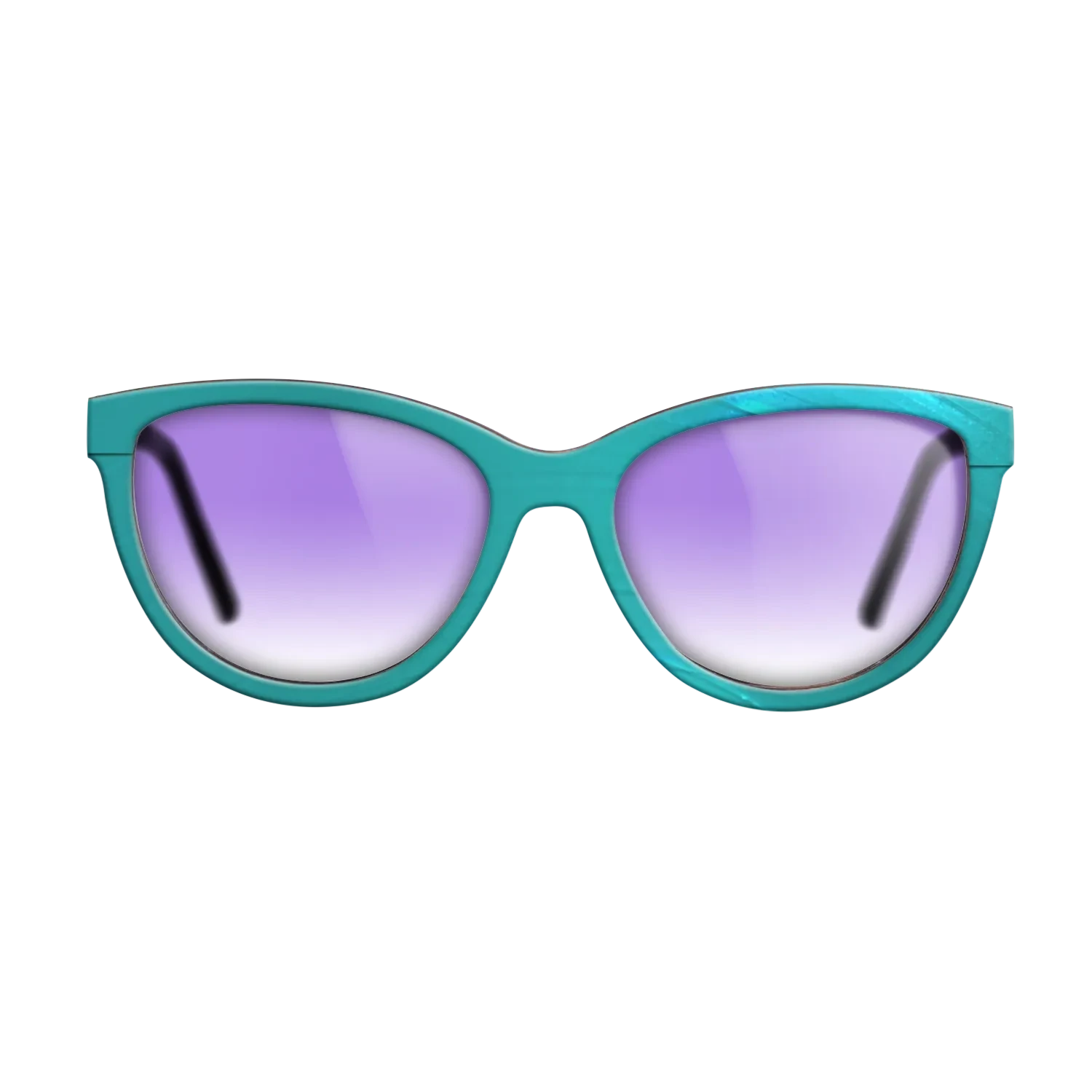 Turquoise Vinyl Front Walnut - The Maiden - Cat - 2208 - SIRIS wood optic