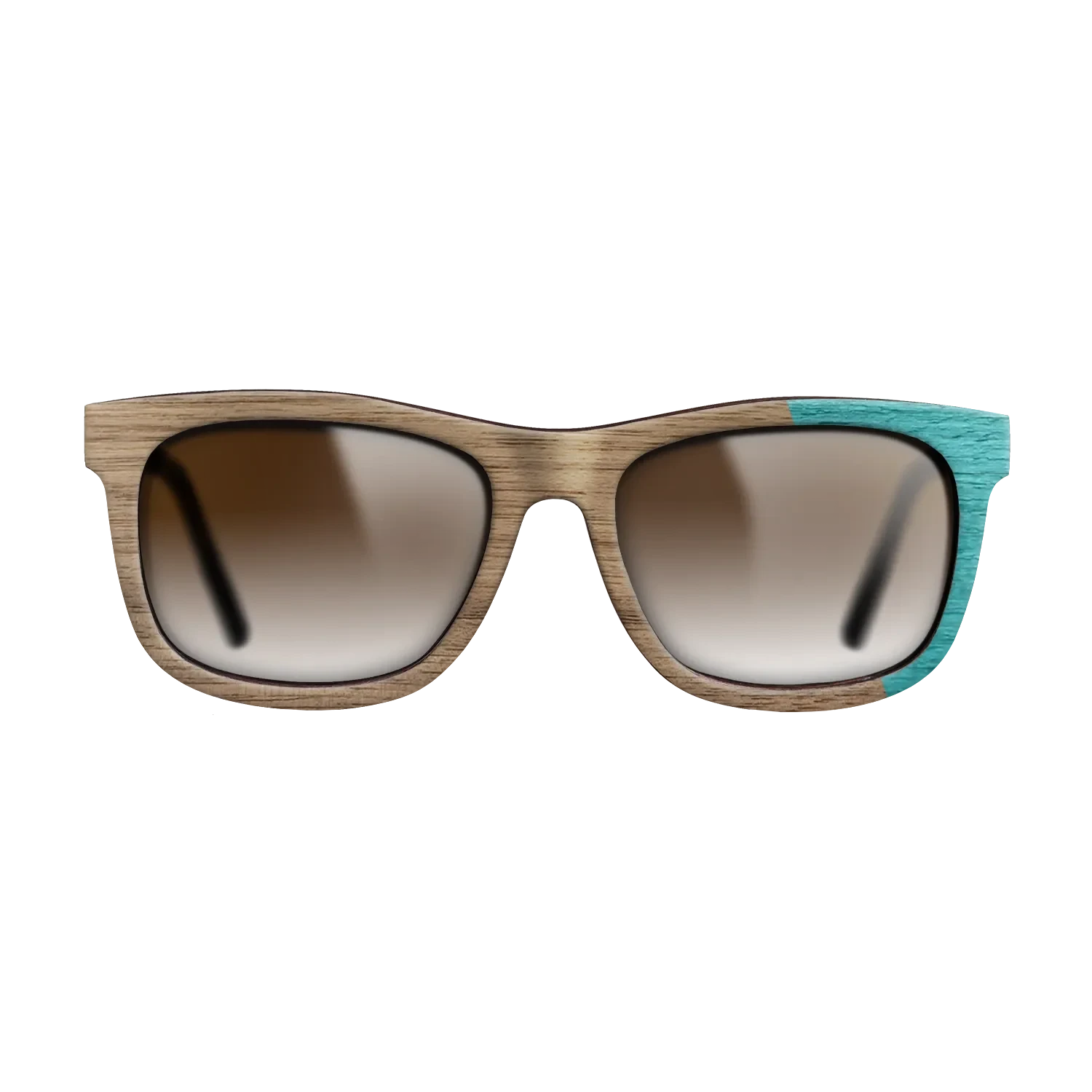 Walnut Turquoise Angle - The Hero - Square - 2085  - Chroma - SIRIS wood optic