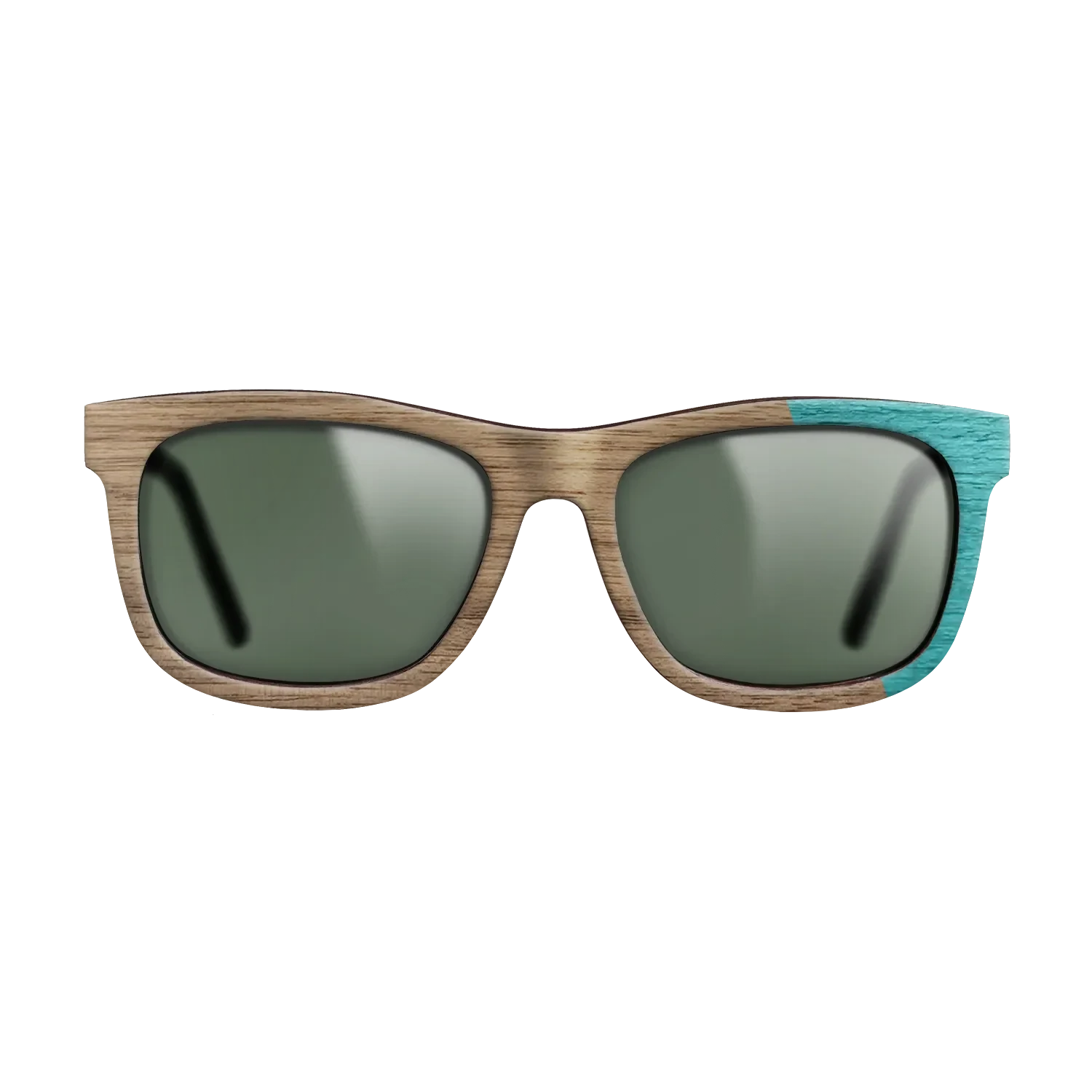 Walnut Turquoise Angle - The Hero - Square - 2085  - Chroma - SIRIS wood optic