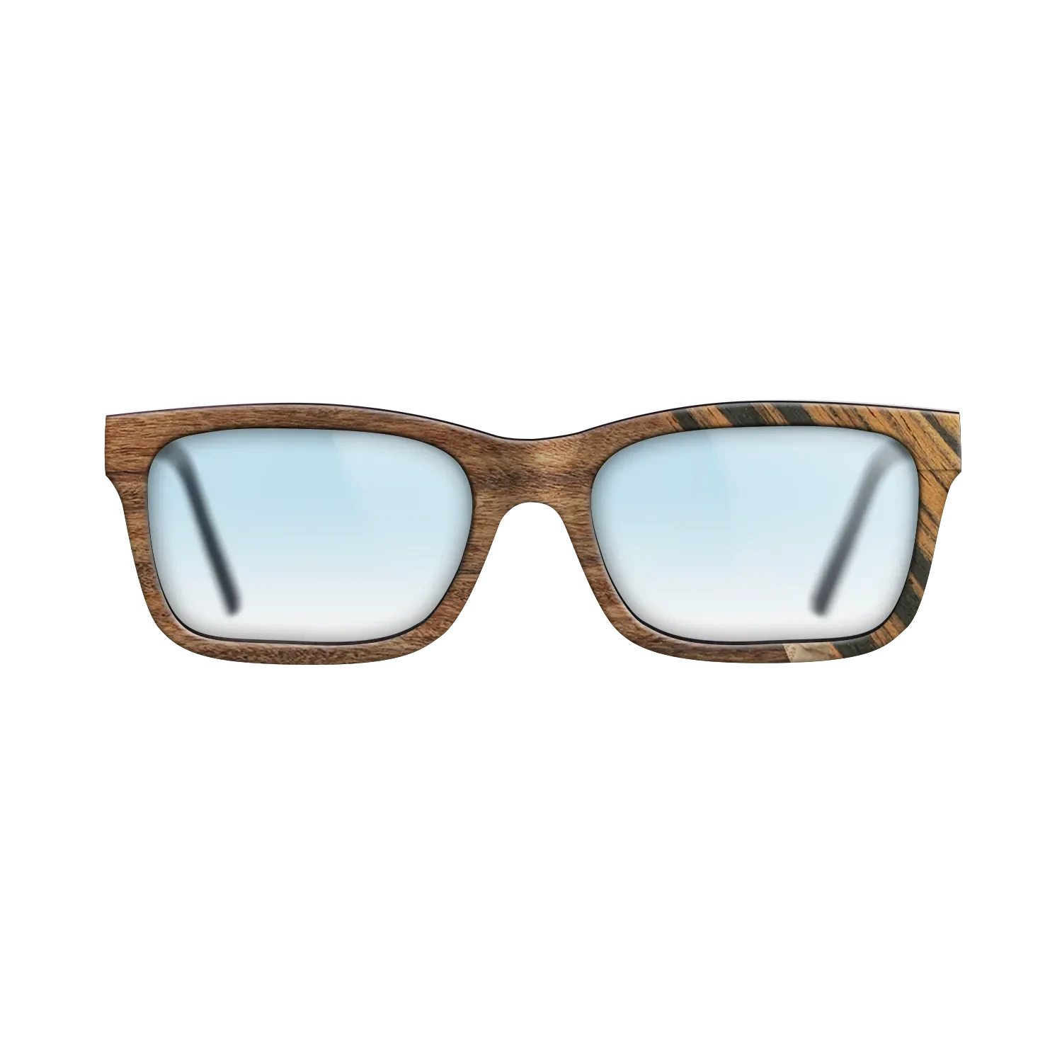 Italian Ebony,Santos Rosewood Dark,Olive Burl: Angle Cut - The Sage - Rectangle - SIRIS wood optic