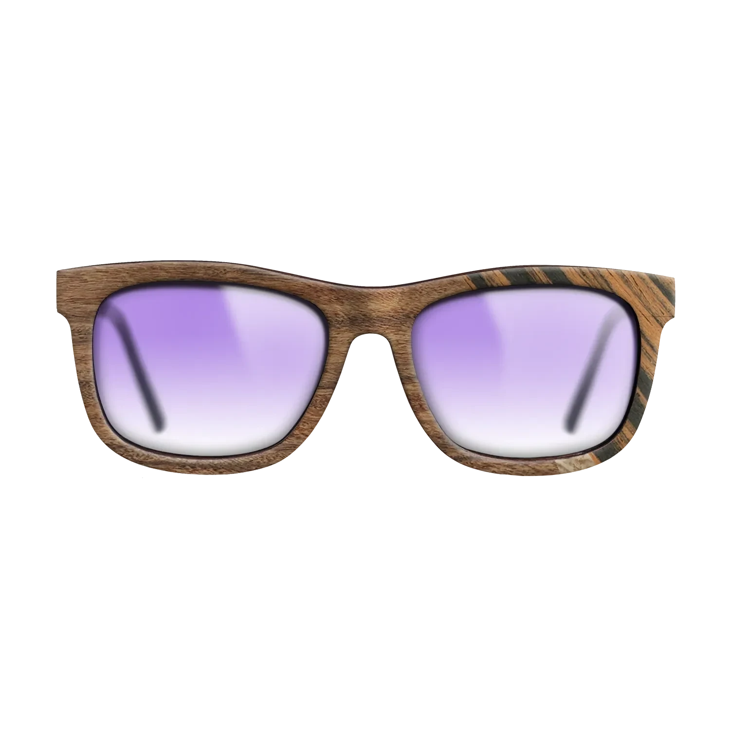 Italian Ebony,Santos Rosewood Dark,Olive Burl: Angle Cut - The Hero - Square - SIRIS wood optic
