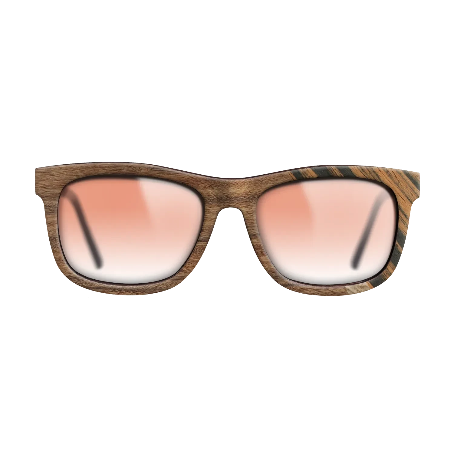 Italian Ebony,Santos Rosewood Dark,Olive Burl: Angle Cut - The Hero - Square - SIRIS wood optic