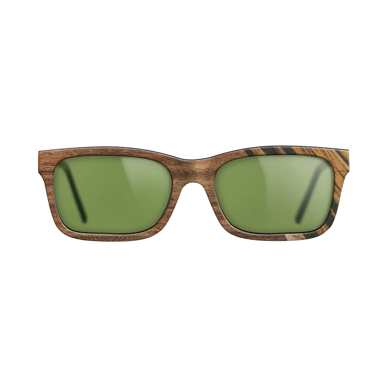 Italian Ebony,Santos Rosewood Dark,Olive Burl: Angle Cut - The Sage - Rectangle - SIRIS wood optic