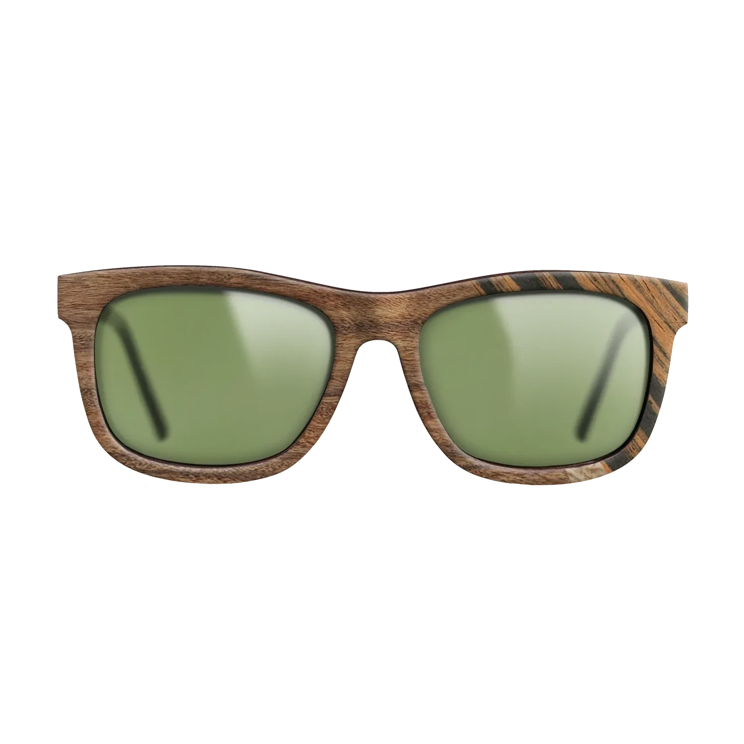 Italian Ebony,Santos Rosewood Dark,Olive Burl: Angle Cut - The Hero - Square - SIRIS wood optic