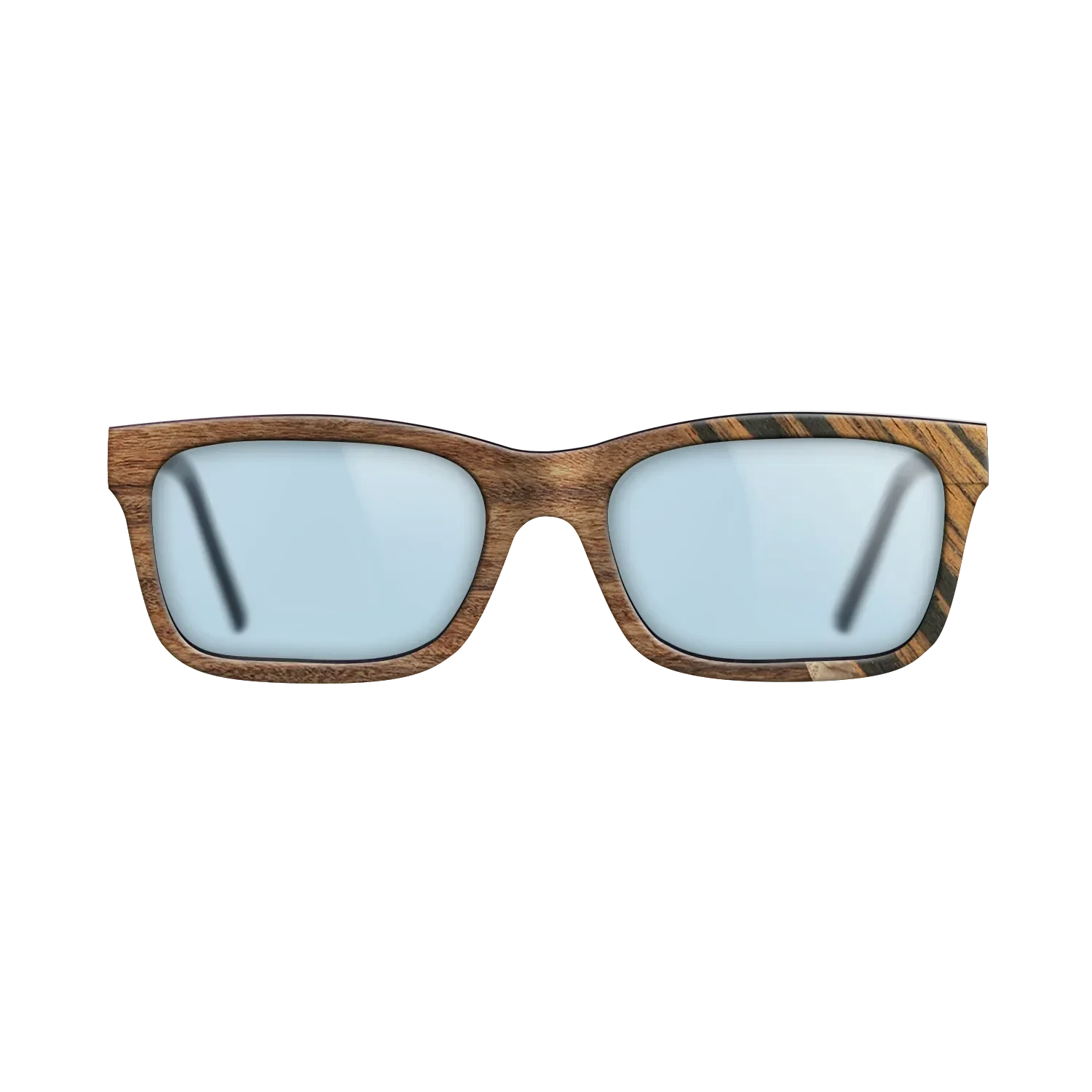 Italian Ebony,Santos Rosewood Dark,Olive Burl: Angle Cut - The Sage - Rectangle - SIRIS wood optic