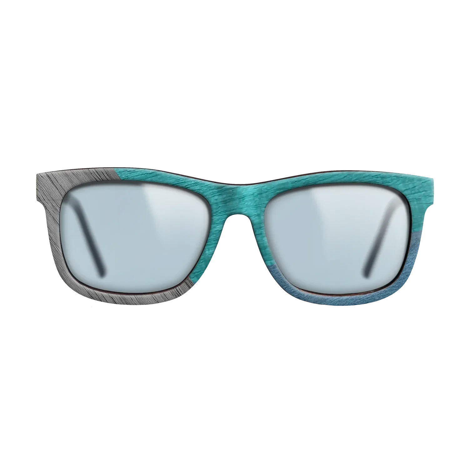 Poplar Dyed: Blue Denim,Poplar Dyed: Turquoise,Poplar Dyed: Grey,Poplar Dyed: Red: Angle Cut - The Hero - Square - SIRIS wood optic