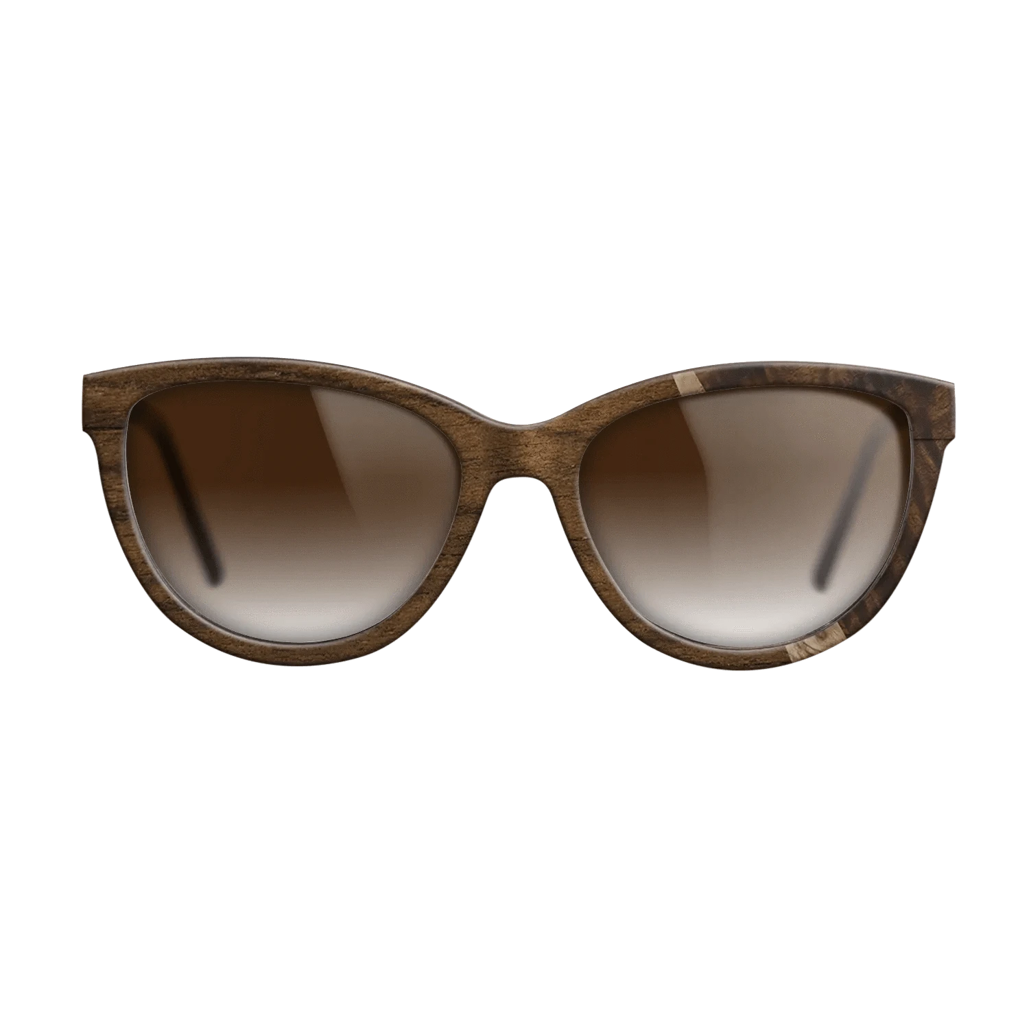 Ziricote Dark Quartered,Olive Burl,Fumed Eucalyptus: Wedge - The Maiden - Cat - SIRIS wood optic