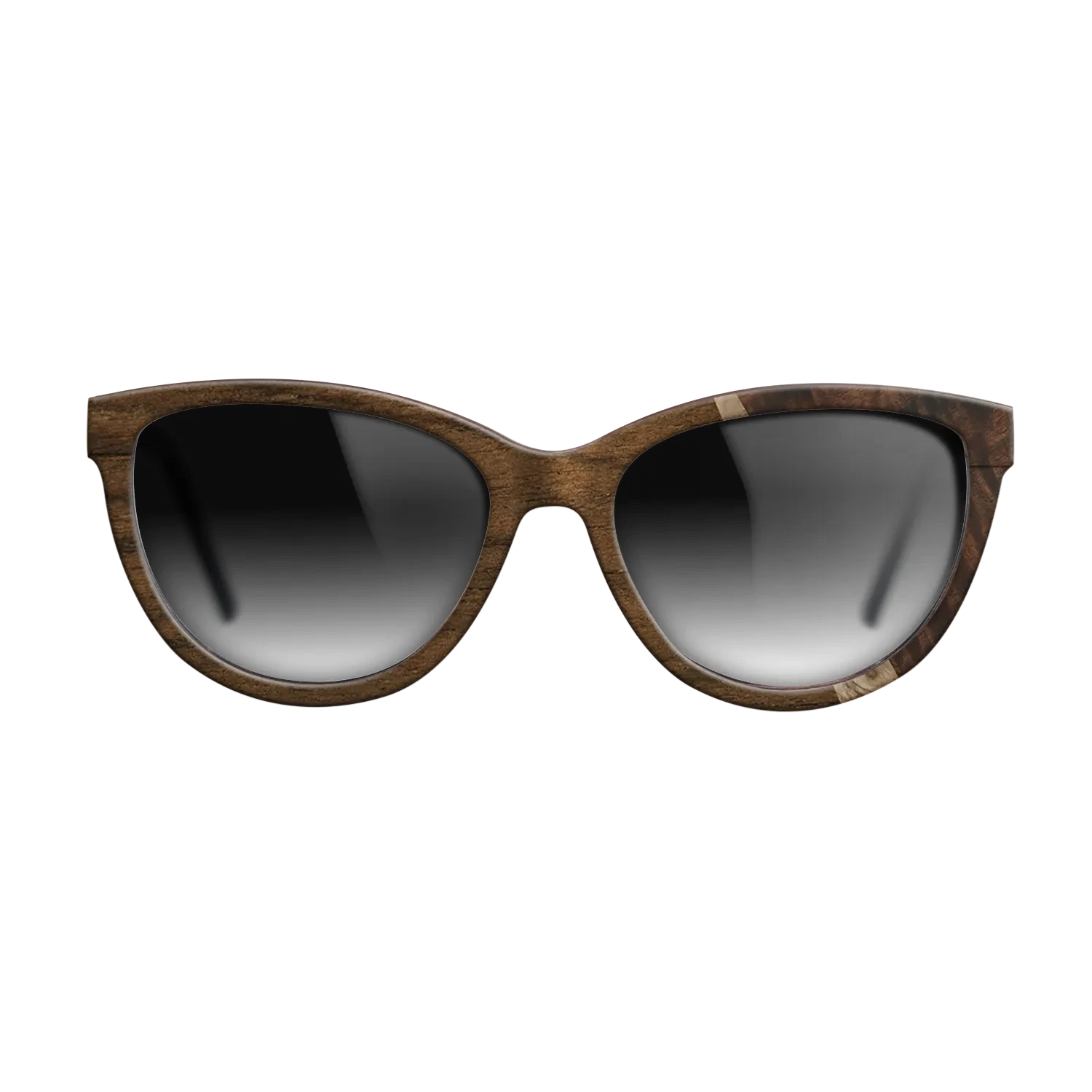 Ziricote Dark Quartered,Olive Burl,Fumed Eucalyptus: Wedge - The Maiden - Cat - SIRIS wood optic