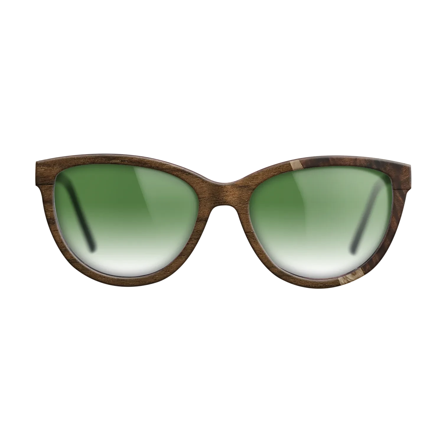 Ziricote Dark Quartered,Olive Burl,Fumed Eucalyptus: Wedge - The Maiden - Cat - SIRIS wood optic