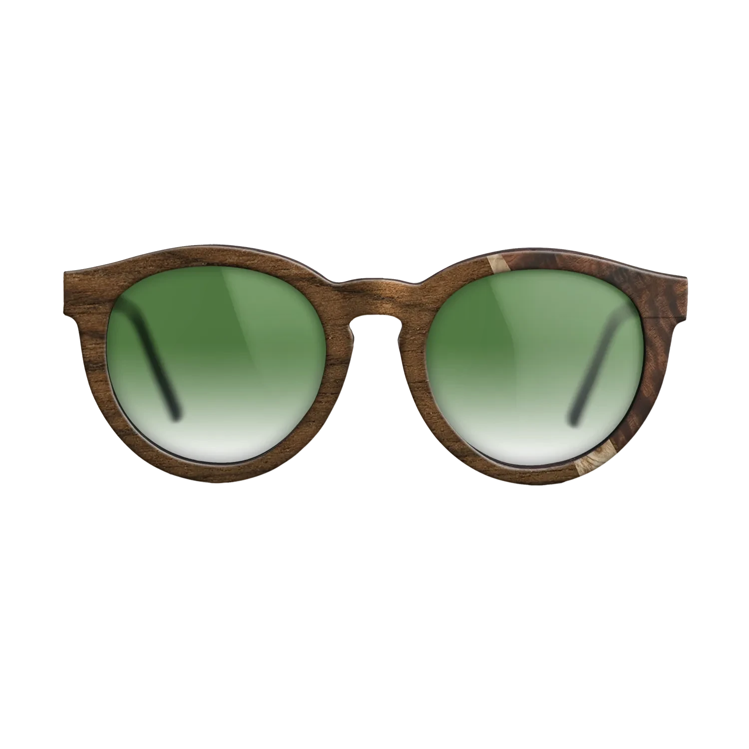 Ziricote Dark Quartered,Olive Burl,Fumed Eucalyptus: Wedge - The Rebel - Round - SIRIS wood optic