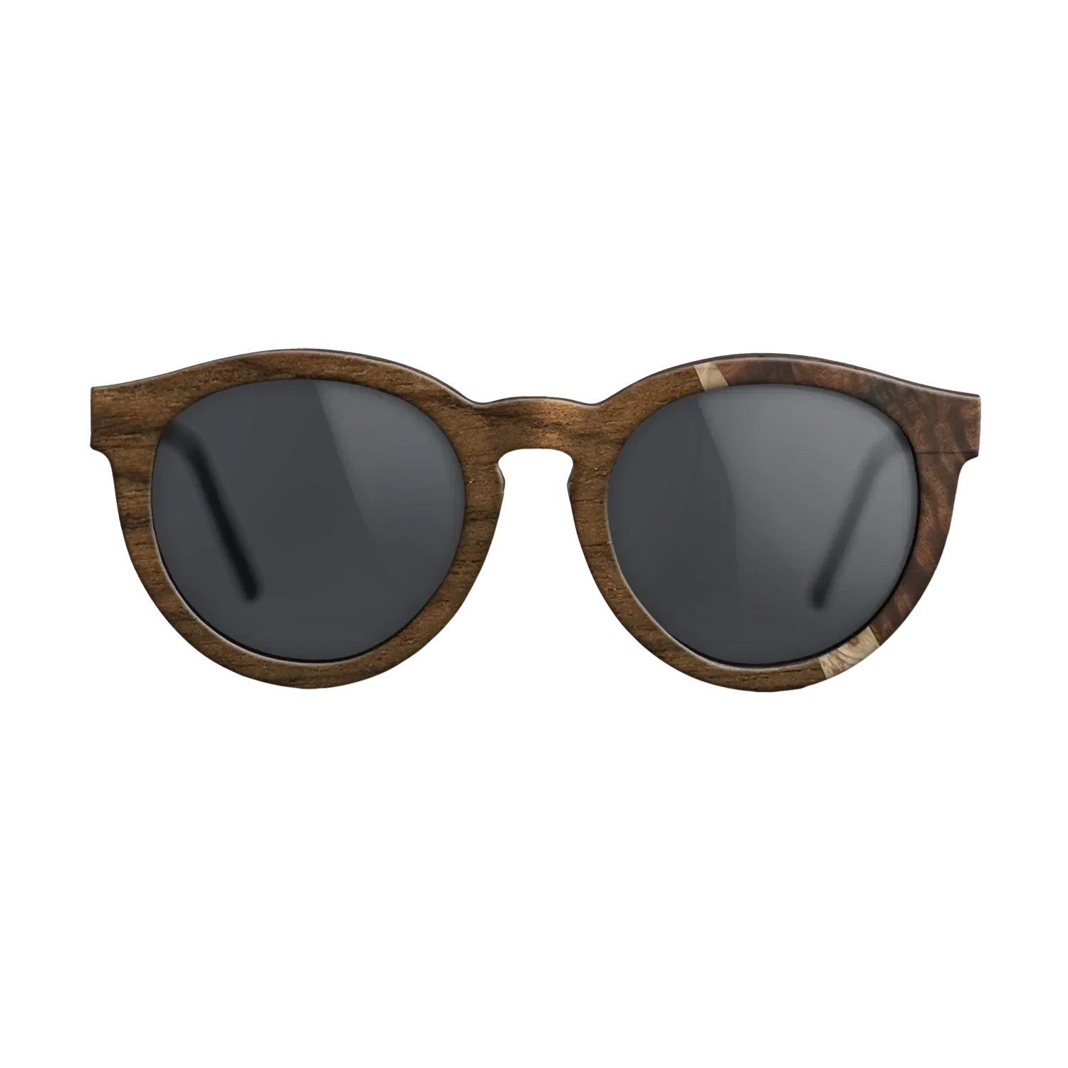 Ziricote Dark Quartered,Olive Burl,Fumed Eucalyptus: Wedge - The Rebel - Round - SIRIS wood optic