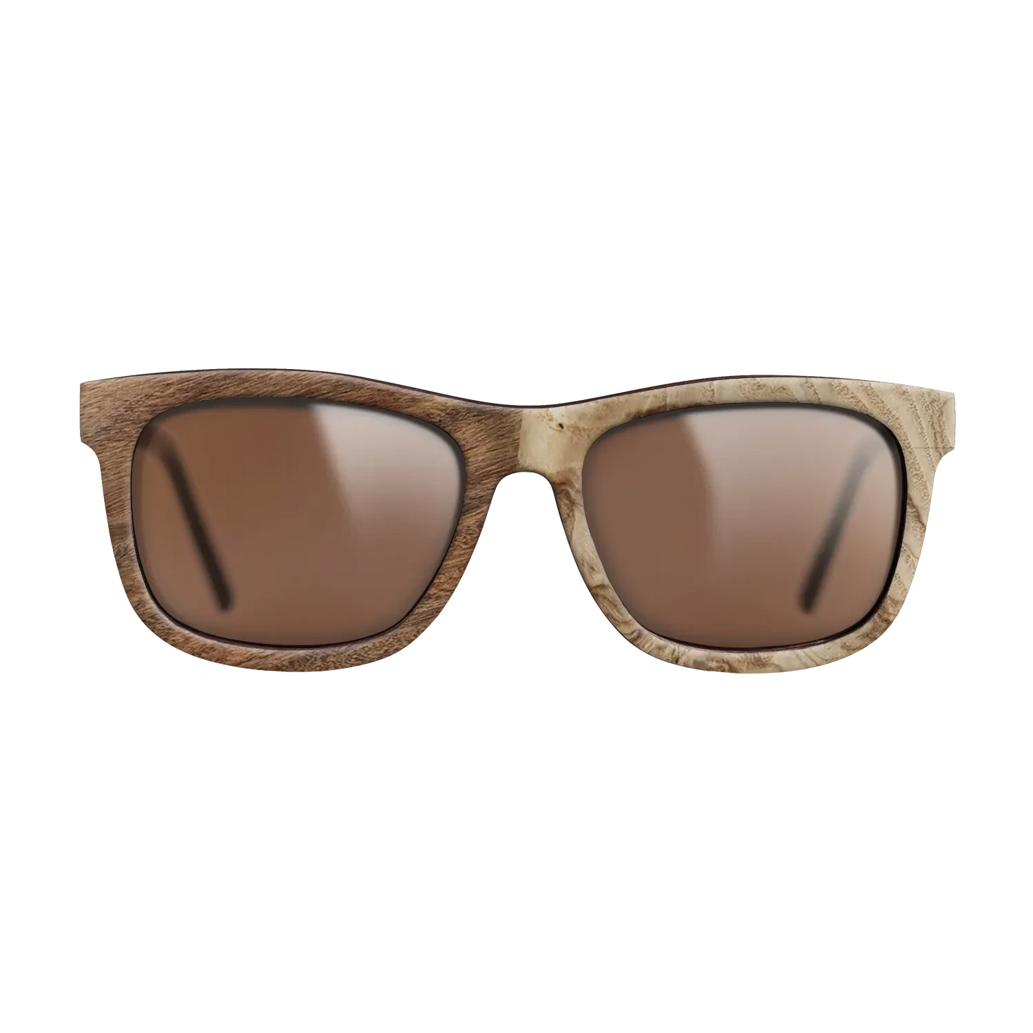 Ziricote Light Quartered,Santos Rosewood Light,Olive Burl: Patch - The Hero - Square - SIRIS wood optic