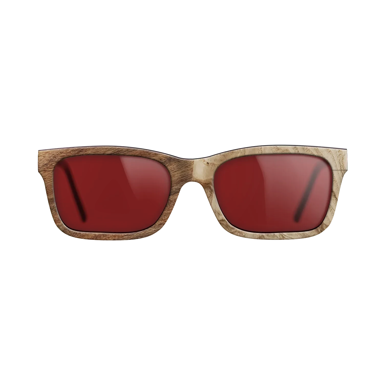Ziricote Light Quartered,Santos Rosewood Light,Olive Burl: Patch - The Sage - Rectangle - SIRIS wood optic