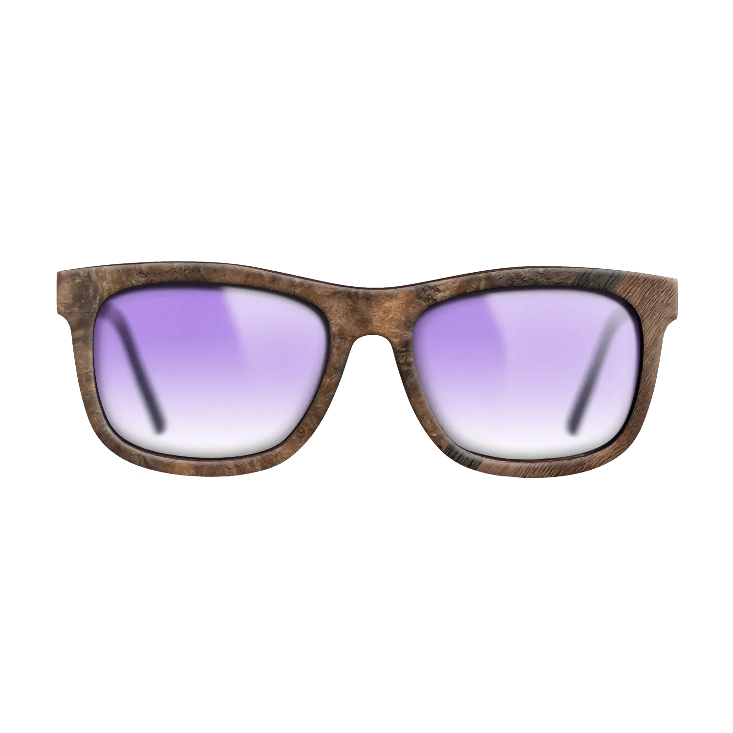 Walnut Burl,Fumed Oak,Walnut Claro Dark: Angle Cut - The Hero - Square - SIRIS wood optic