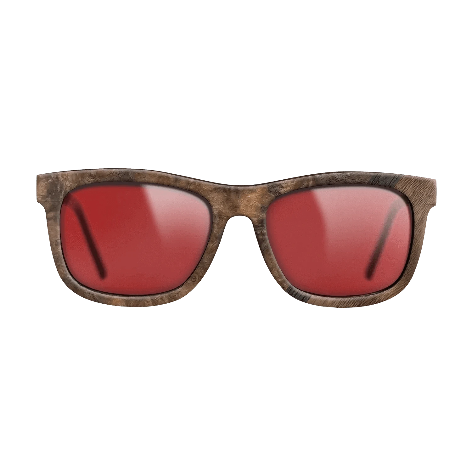 Walnut Burl,Fumed Oak,Walnut Claro Dark: Angle Cut - The Hero - Square - SIRIS wood optic