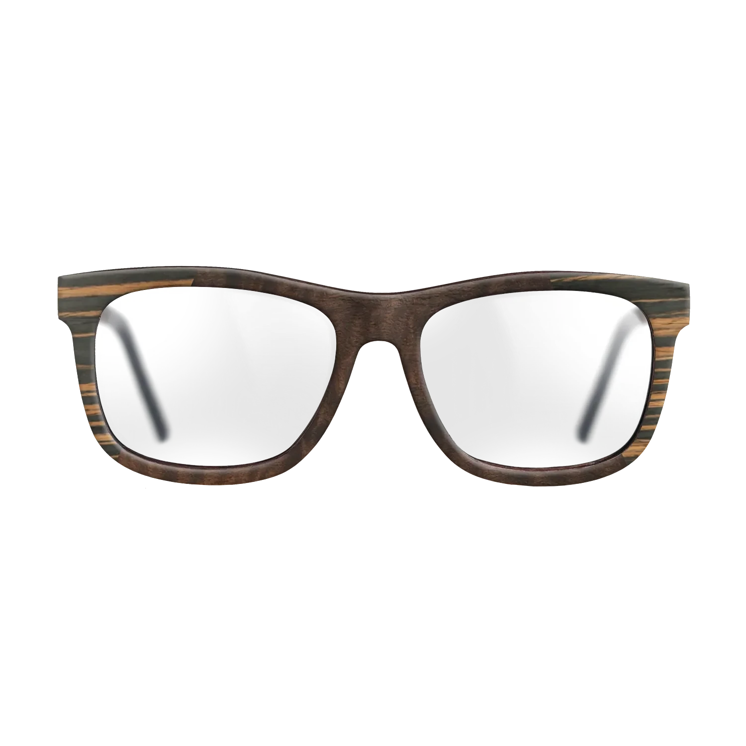 Walnut Burl,Italian Ebony,Fumed Oak,Fumed Eucalyptus: Angle Cut - The Hero - Square - SIRIS wood optic