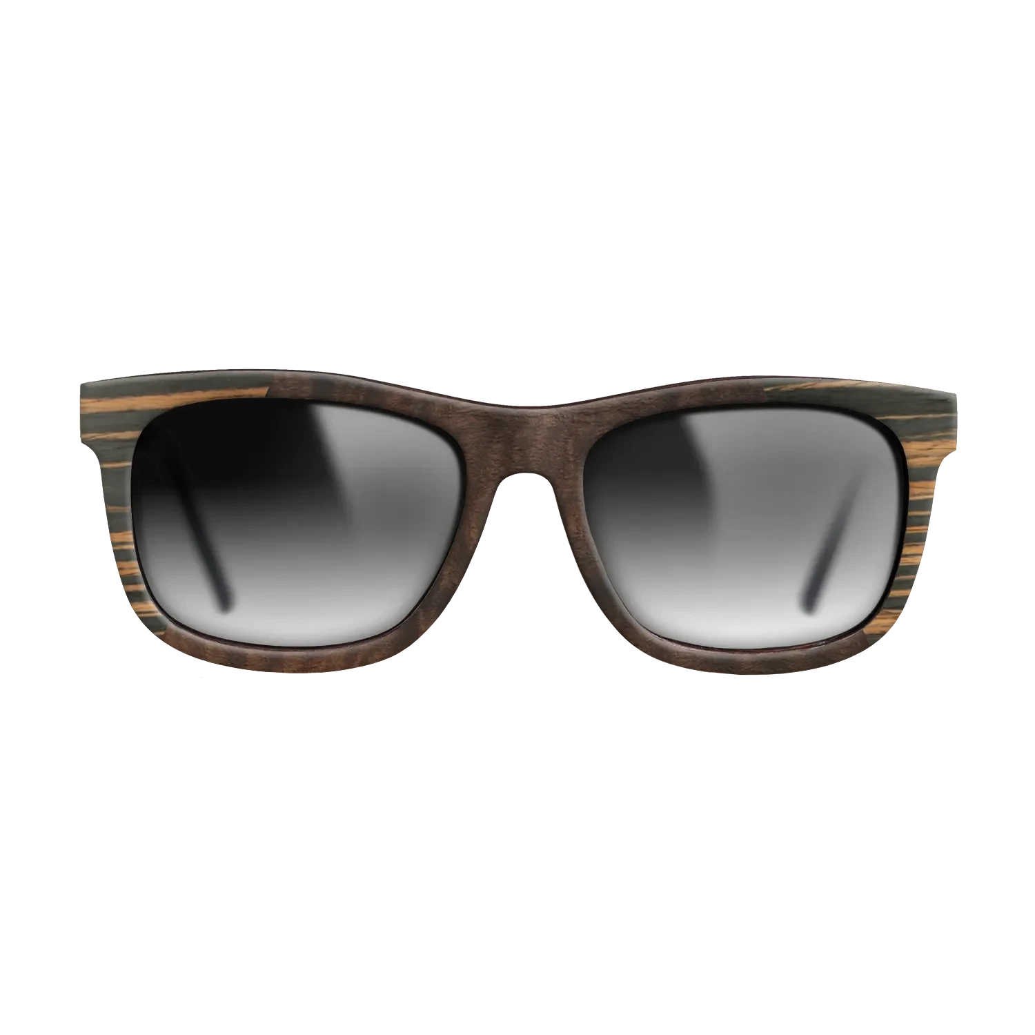 Walnut Burl,Italian Ebony,Fumed Oak,Fumed Eucalyptus: Angle Cut - The Hero - Square - SIRIS wood optic
