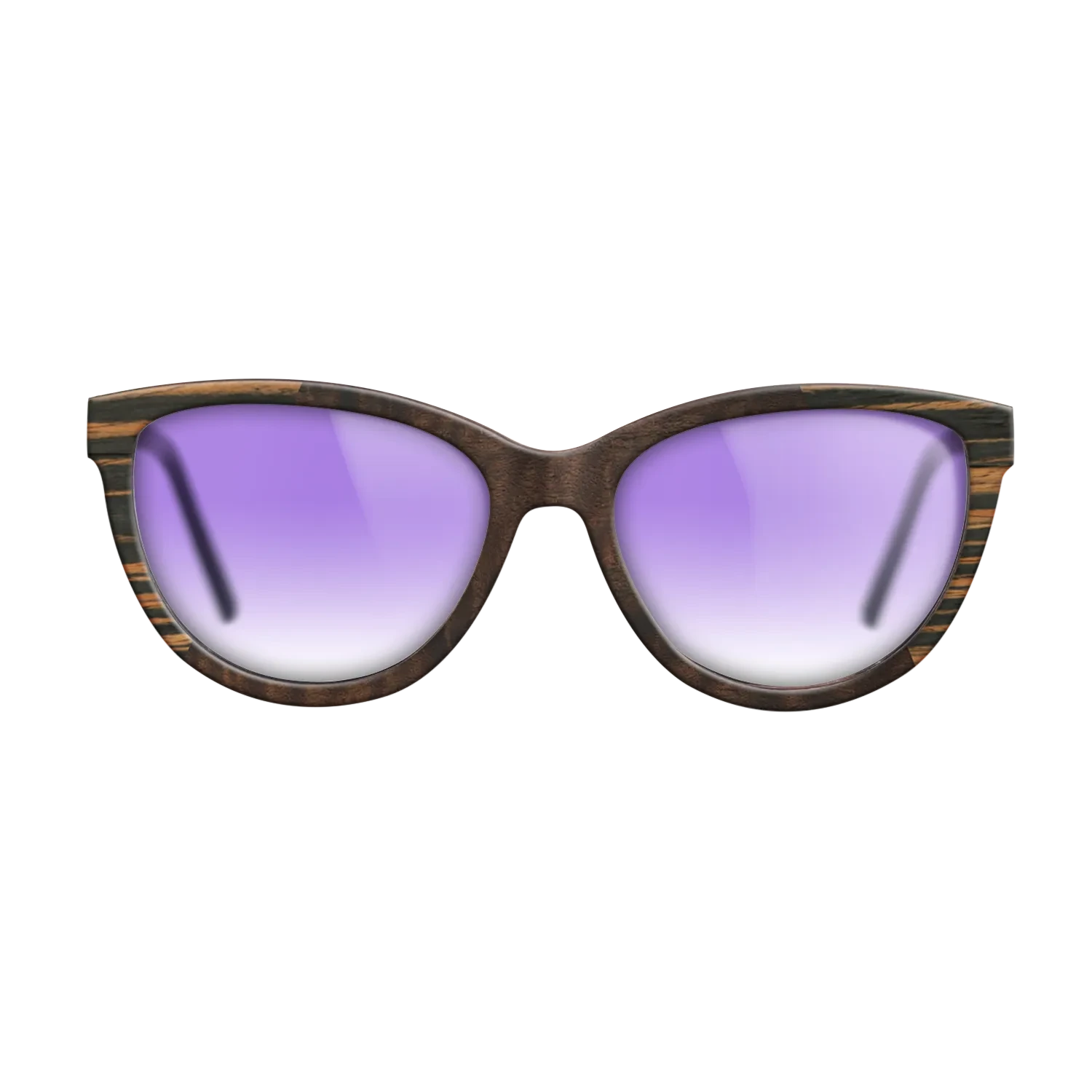 Walnut Burl,Italian Ebony,Fumed Oak,Fumed Eucalyptus: Angle Cut - The Maiden - Cat - SIRIS wood optic