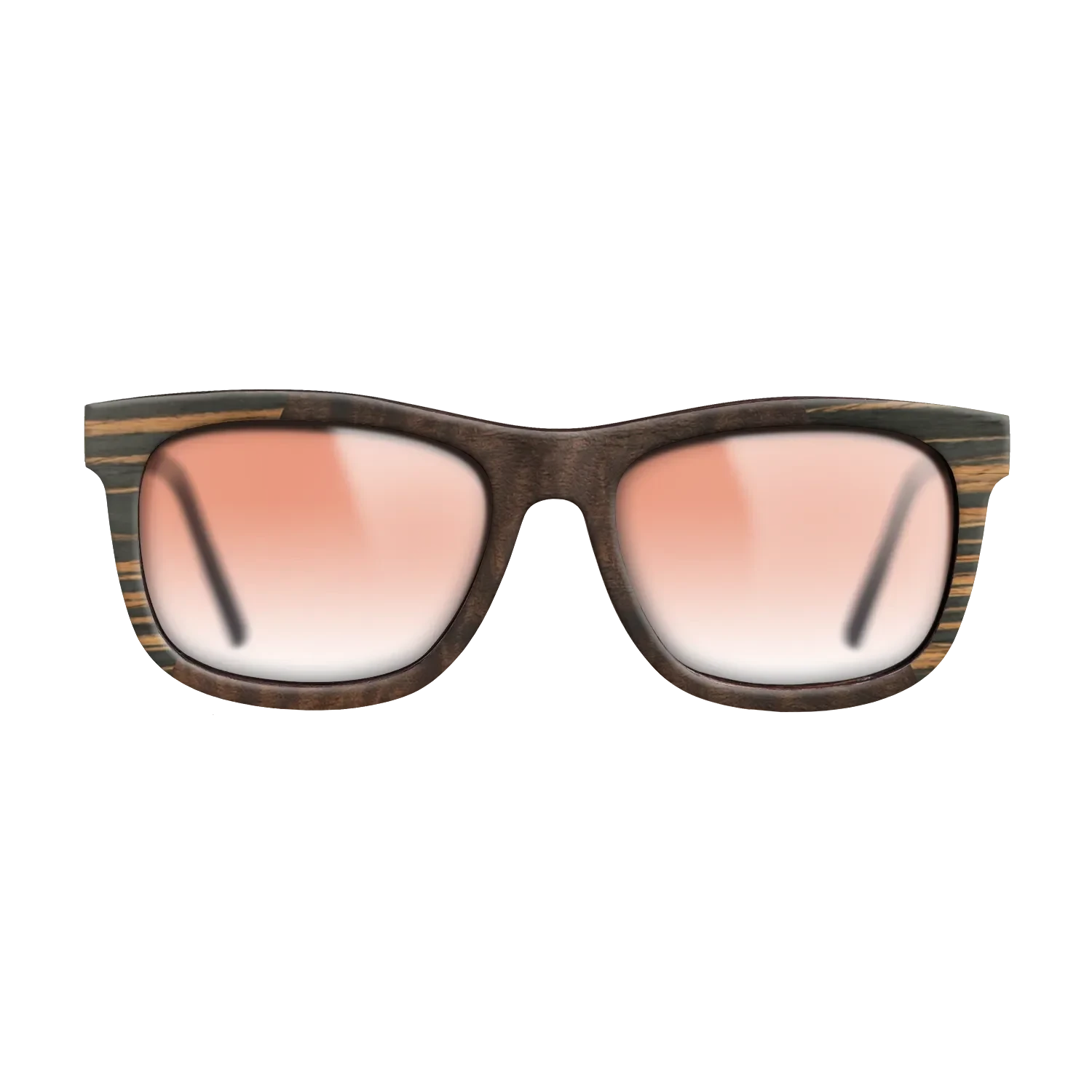 Walnut Burl,Italian Ebony,Fumed Oak,Fumed Eucalyptus: Angle Cut - The Hero - Square - SIRIS wood optic