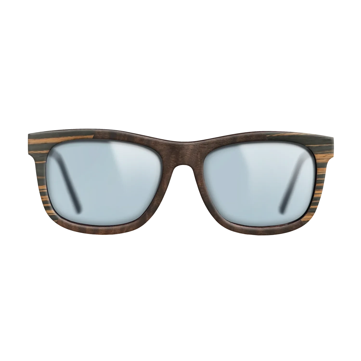 Walnut Burl,Italian Ebony,Fumed Oak,Fumed Eucalyptus: Angle Cut - The Hero - Square - SIRIS wood optic
