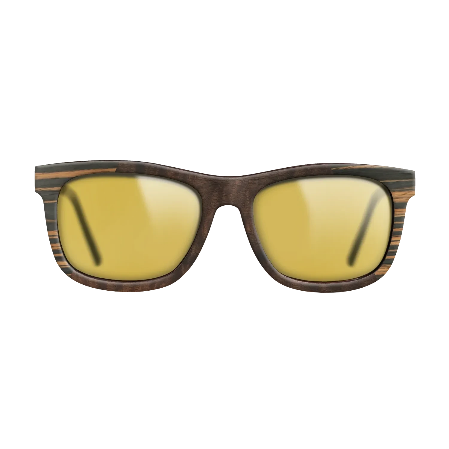 Walnut Burl,Italian Ebony,Fumed Oak,Fumed Eucalyptus: Angle Cut - The Hero - Square - SIRIS wood optic
