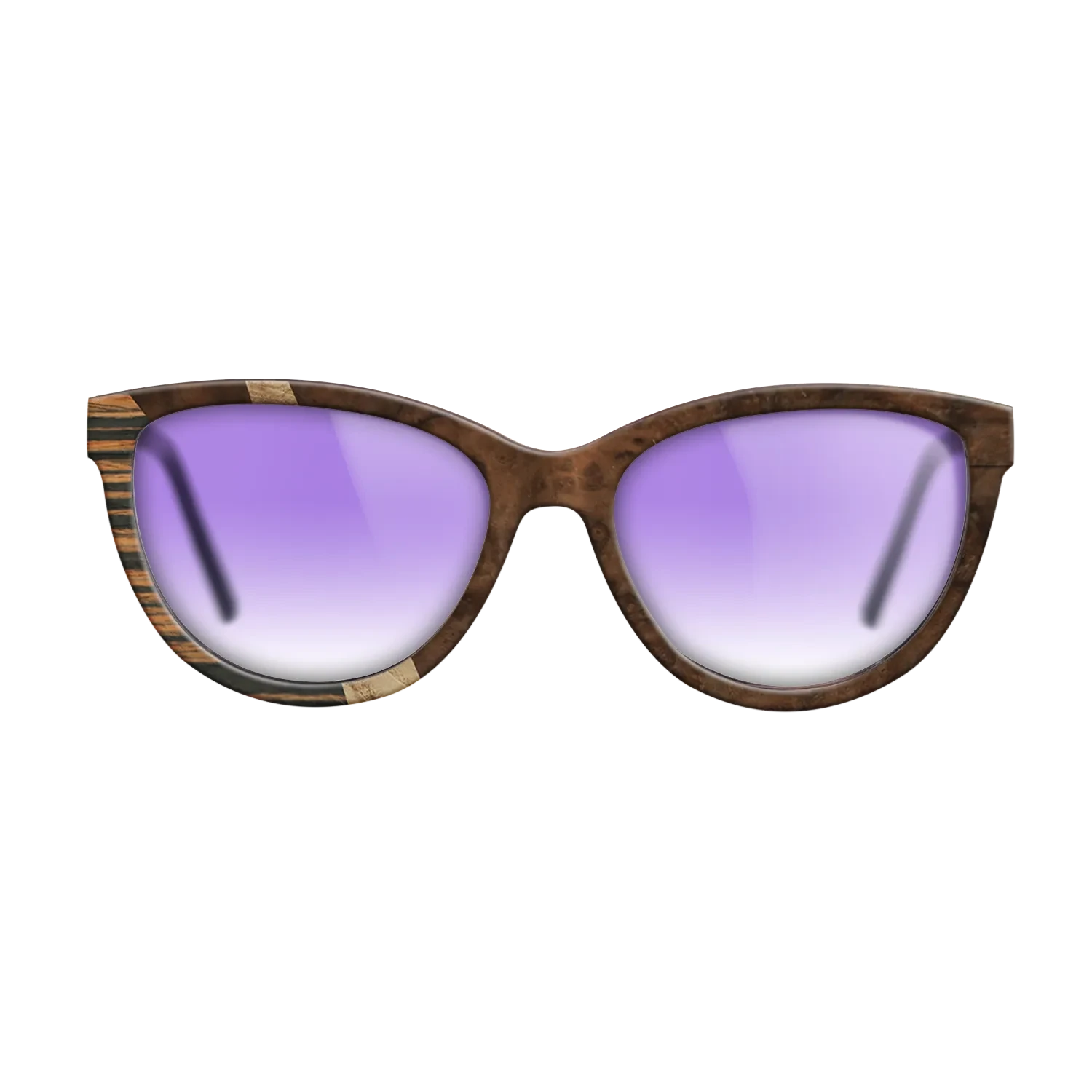 Walnut Burl,Italian Ebony,Olive Burl: Wedge - The Maiden - Cat - SIRIS wood optic