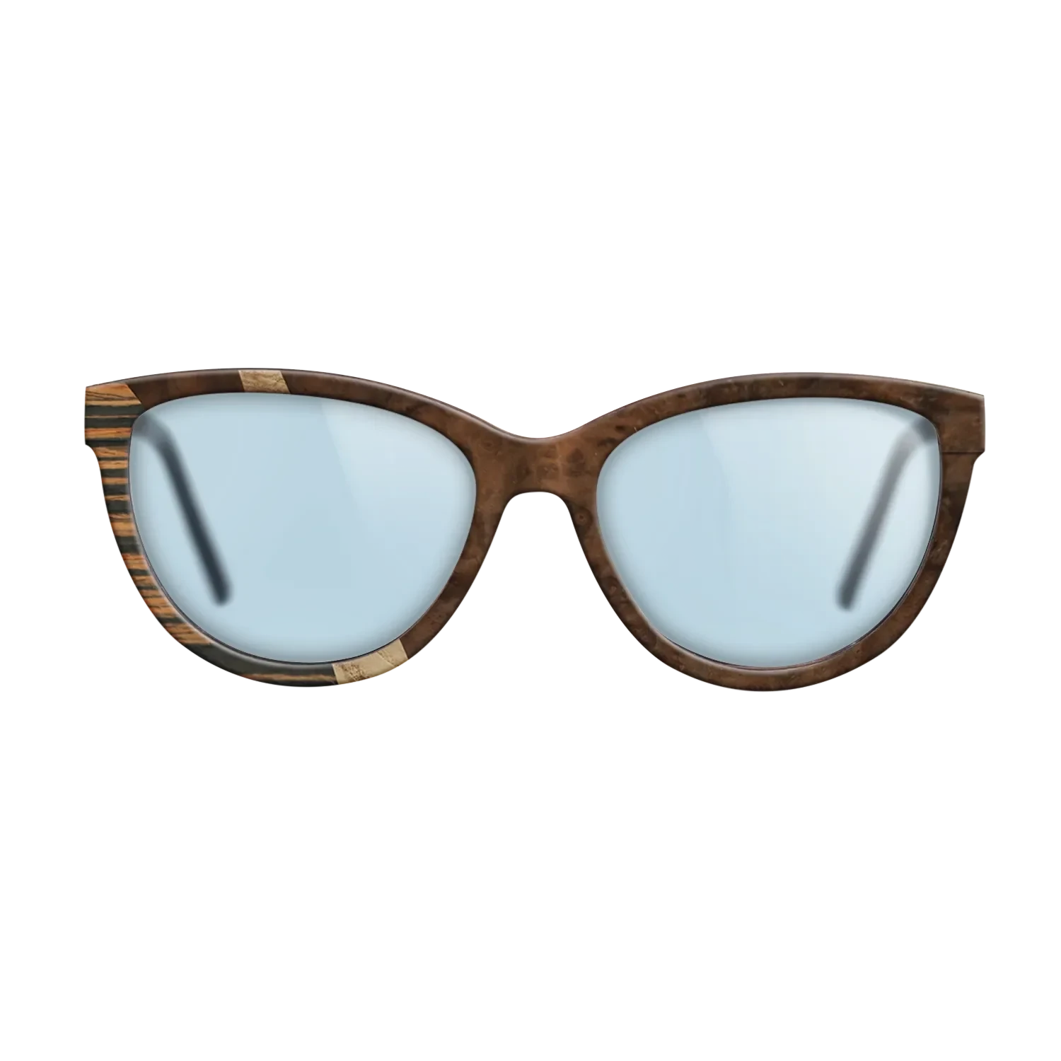 Walnut Burl,Italian Ebony,Olive Burl: Wedge - The Maiden - Cat - SIRIS wood optic