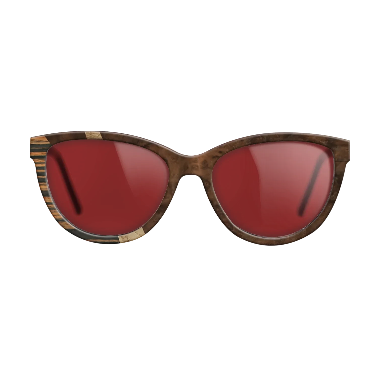 Walnut Burl,Italian Ebony,Olive Burl: Wedge - The Maiden - Cat - SIRIS wood optic