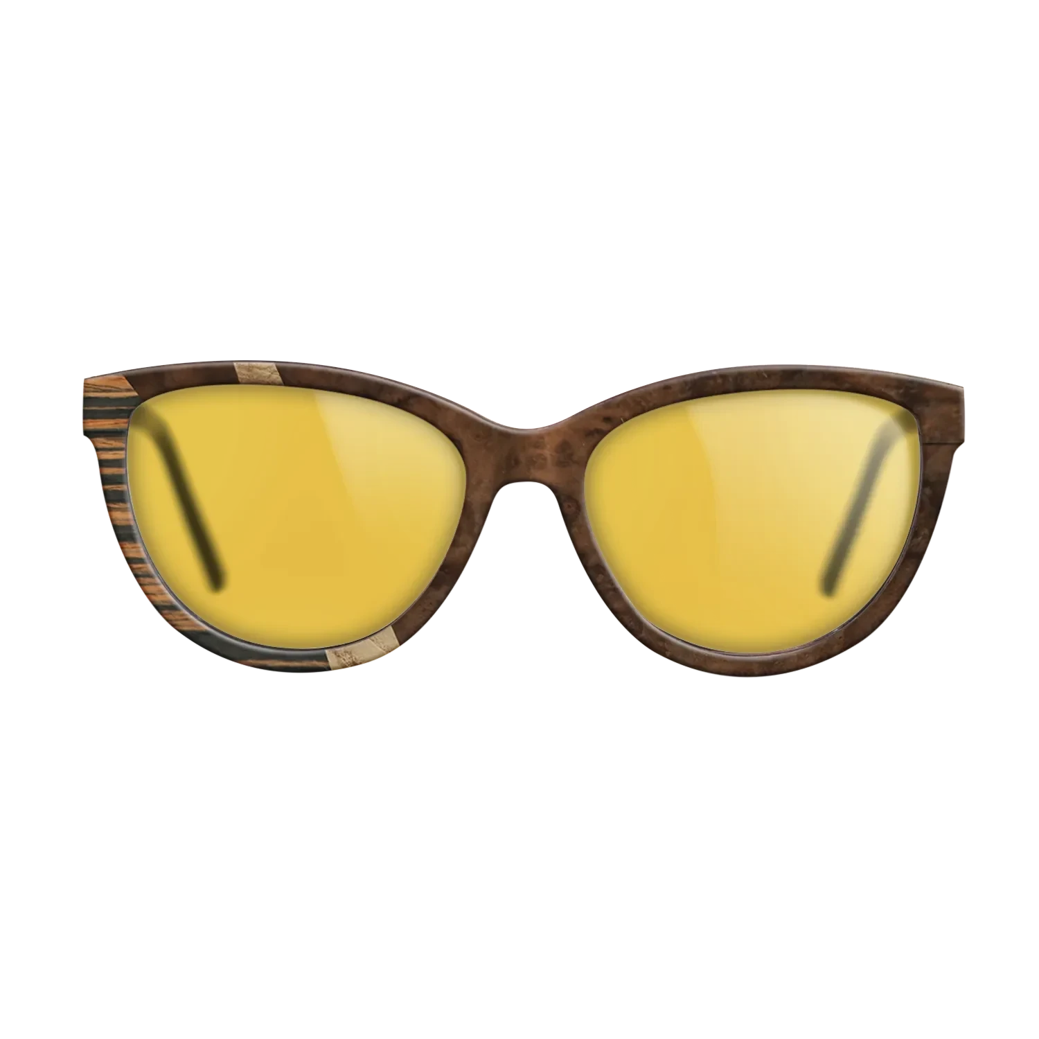 Walnut Burl,Italian Ebony,Olive Burl: Wedge - The Maiden - Cat - SIRIS wood optic