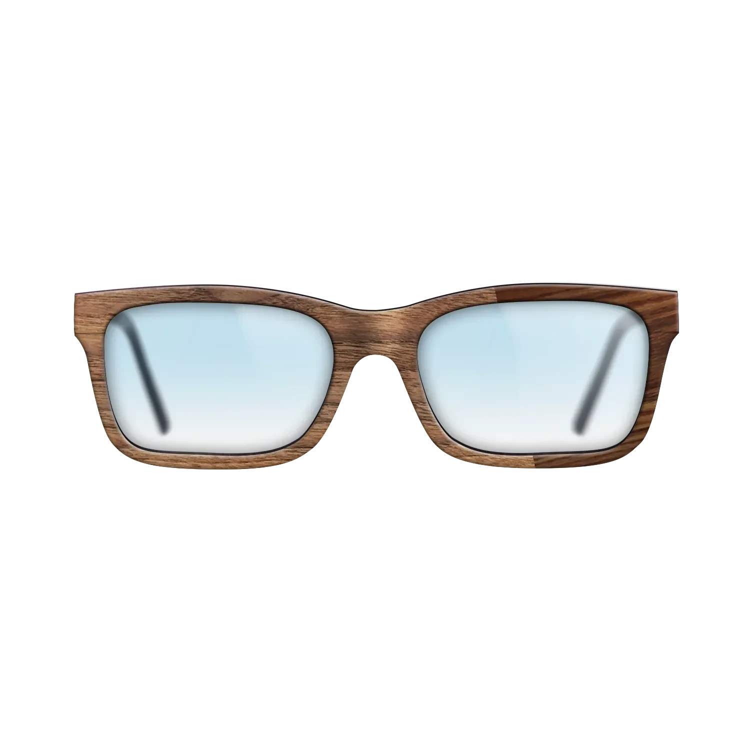 Kingwood,Walnut Claro Light: Binary - The Sage - Rectangle - SIRIS wood optic