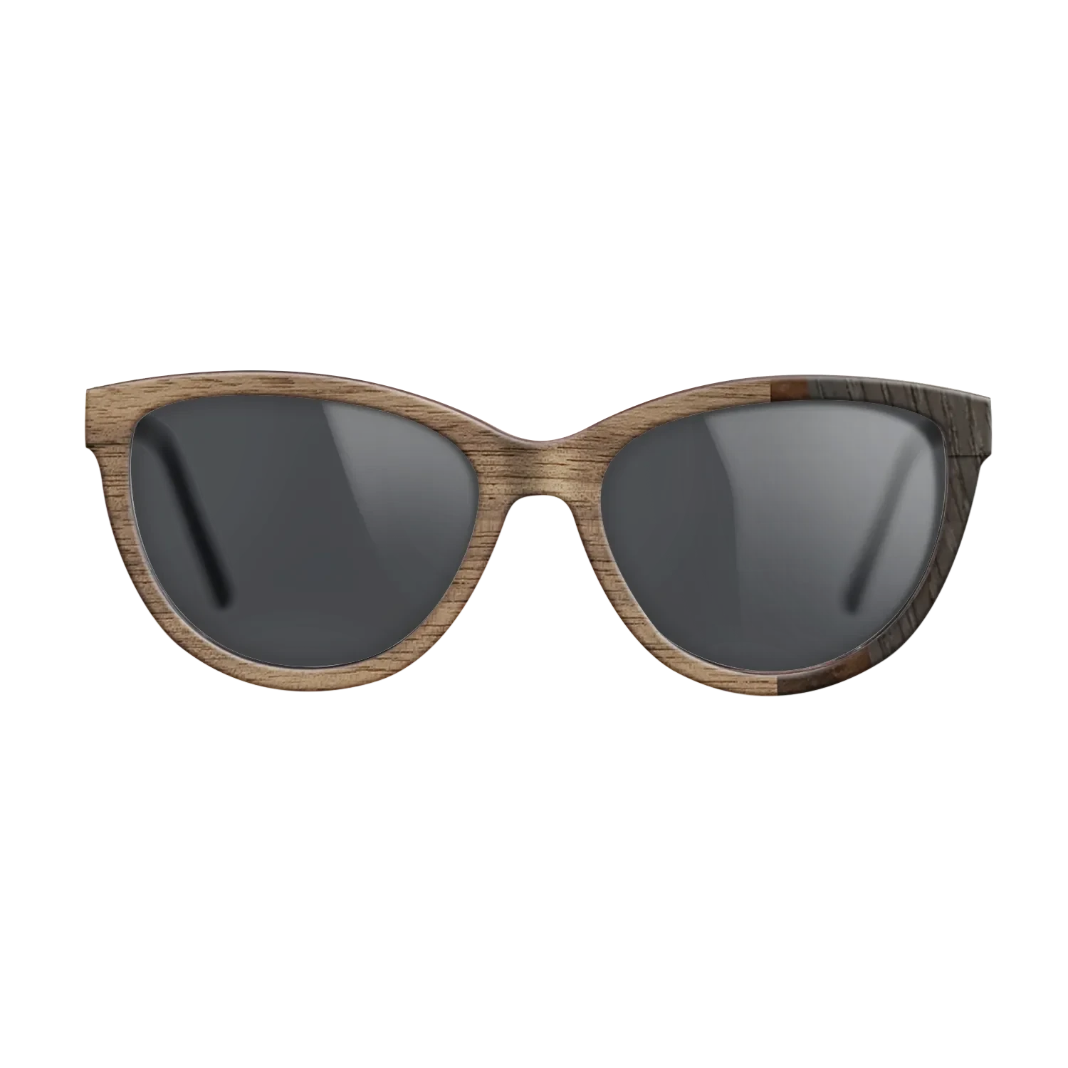 Walnut: Straight Grain,Walnut Burl,Poplar Dyed: Turquoise,Fumed Oak: Fractal - The Maiden - Cat - SIRIS wood optic