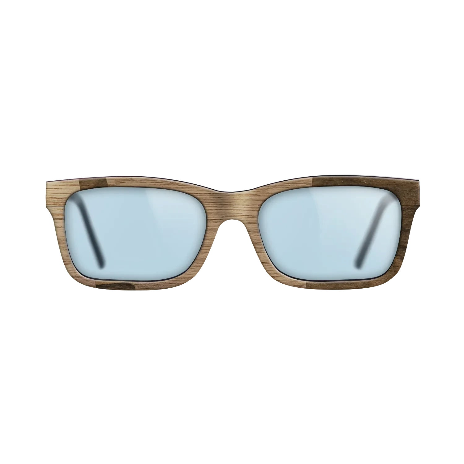 Ziricote Dark Quartered,Walnut: Straight Grain: Wedge - The Sage - Rectangle - 914 - SIRIS wood optic