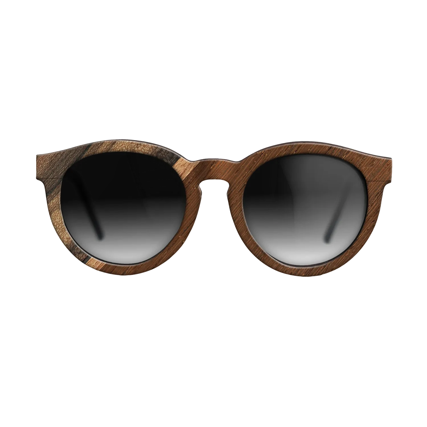 Poplar Dyed: Grey,Louro Preto,Wenge,Royal White Ebony: Angle Cut - The Rebel - Round - SIRIS wood optic