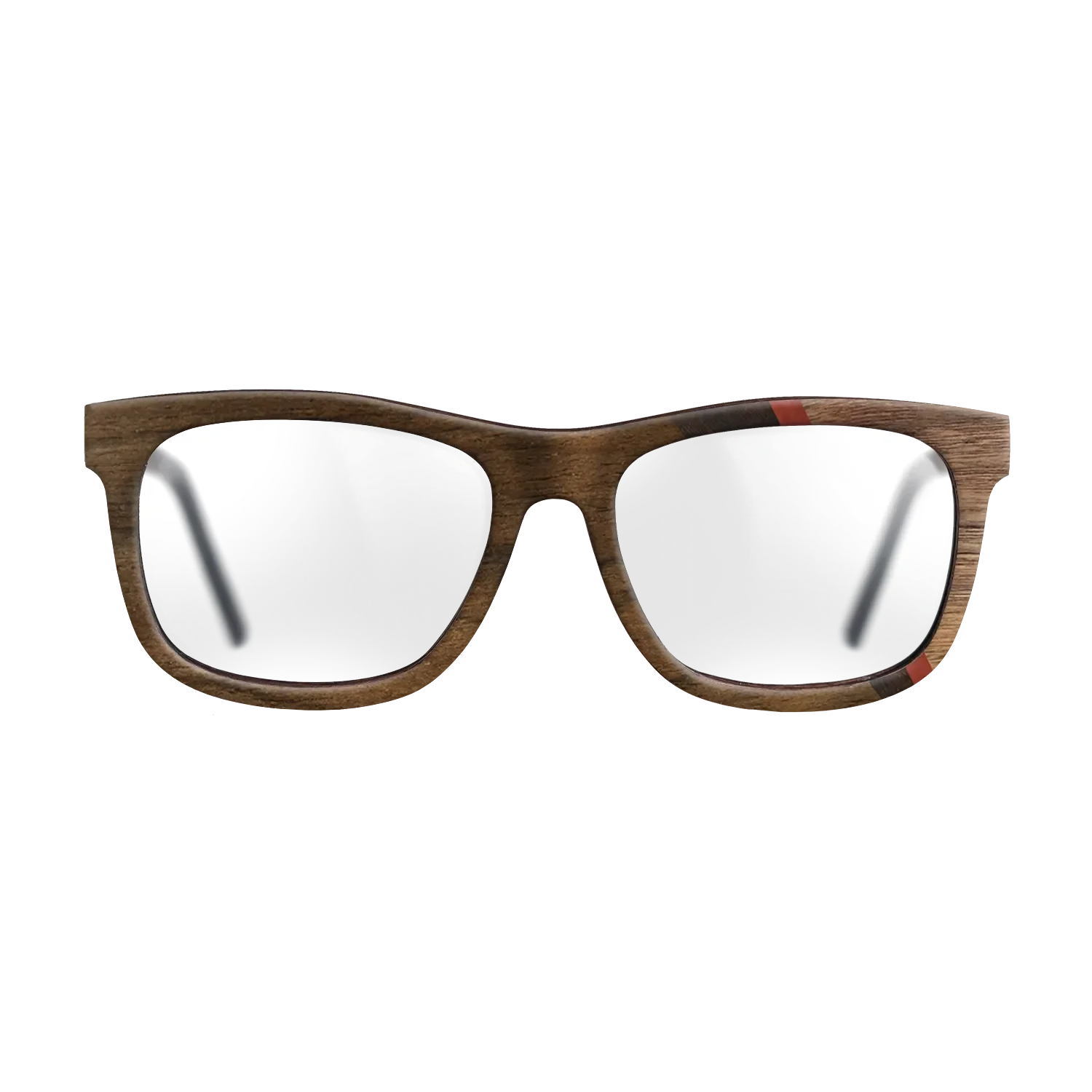 Ziricote Dark Quartered,Fumed Eucalyptus,Poplar Dyed: Red,Walnut Claro Light: Bauhaus - The Hero - Square - SIRIS wood optic