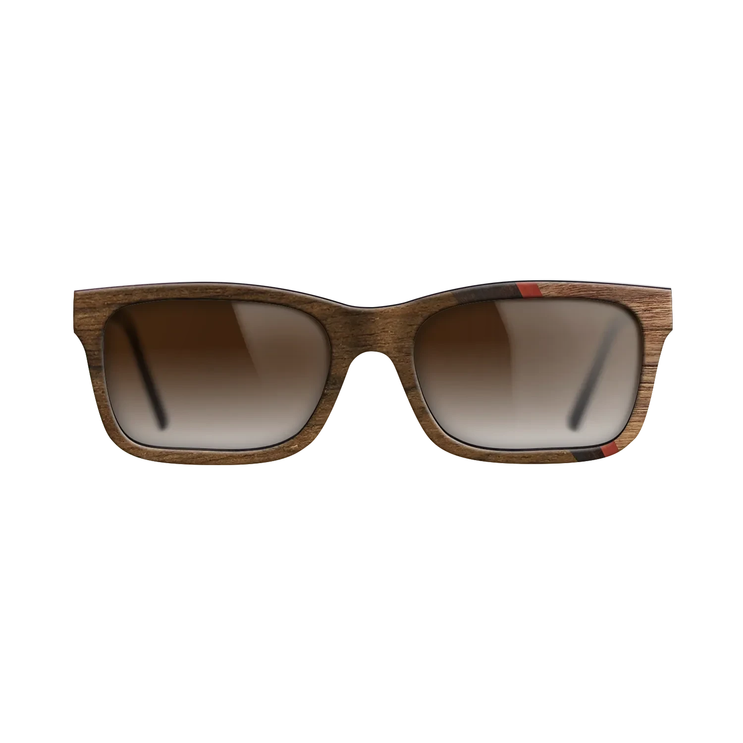 Ziricote Dark Quartered,Fumed Eucalyptus,Poplar Dyed: Red,Walnut Claro Light: Bauhaus - The Sage - Rectangle - SIRIS wood optic