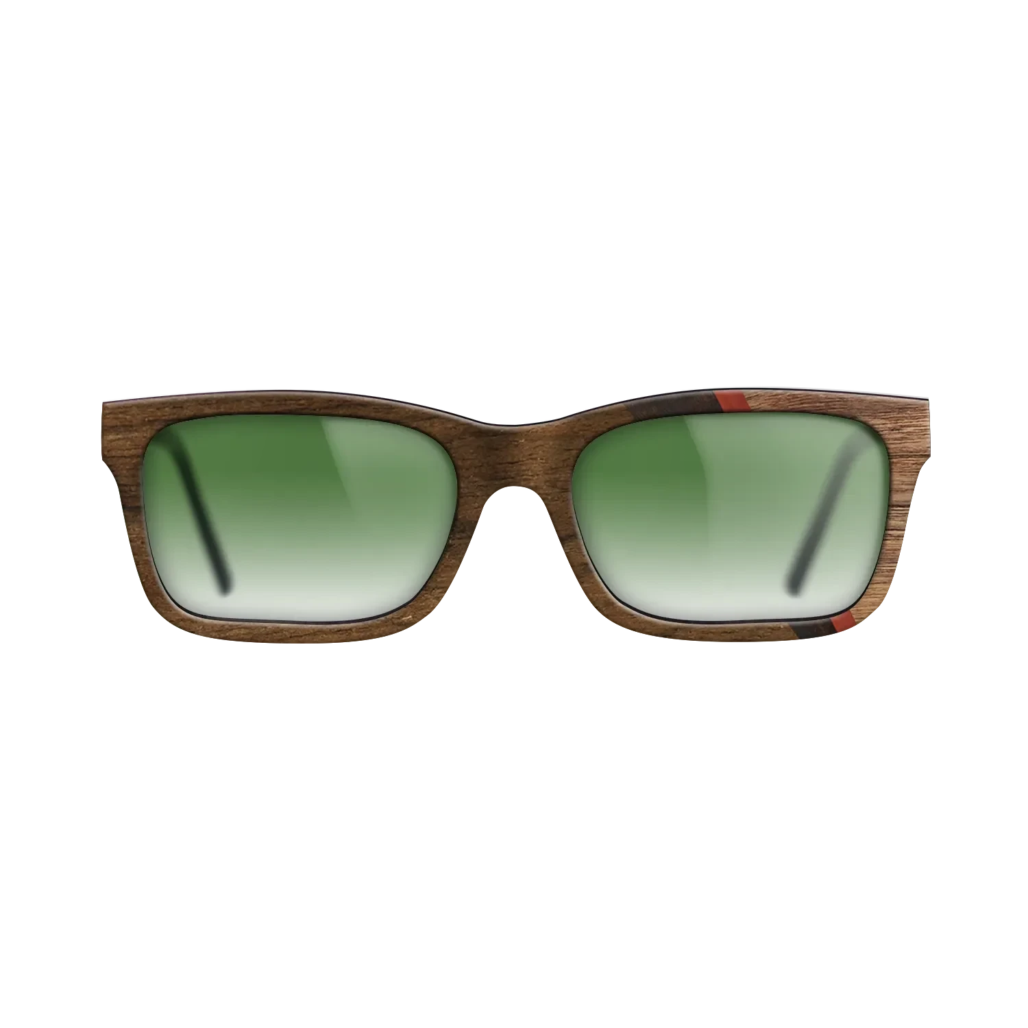 Ziricote Dark Quartered,Fumed Eucalyptus,Poplar Dyed: Red,Walnut Claro Light: Bauhaus - The Sage - Rectangle - SIRIS wood optic