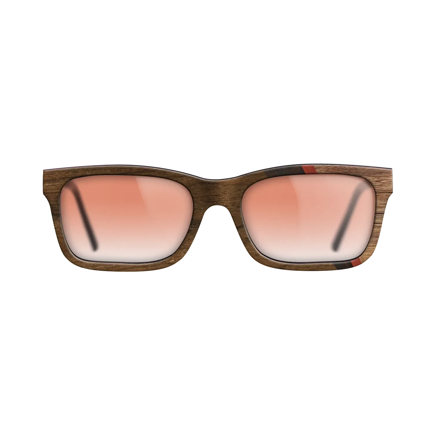 Ziricote Dark Quartered,Fumed Eucalyptus,Poplar Dyed: Red,Walnut Claro Light: Bauhaus - The Sage - Rectangle - SIRIS wood optic