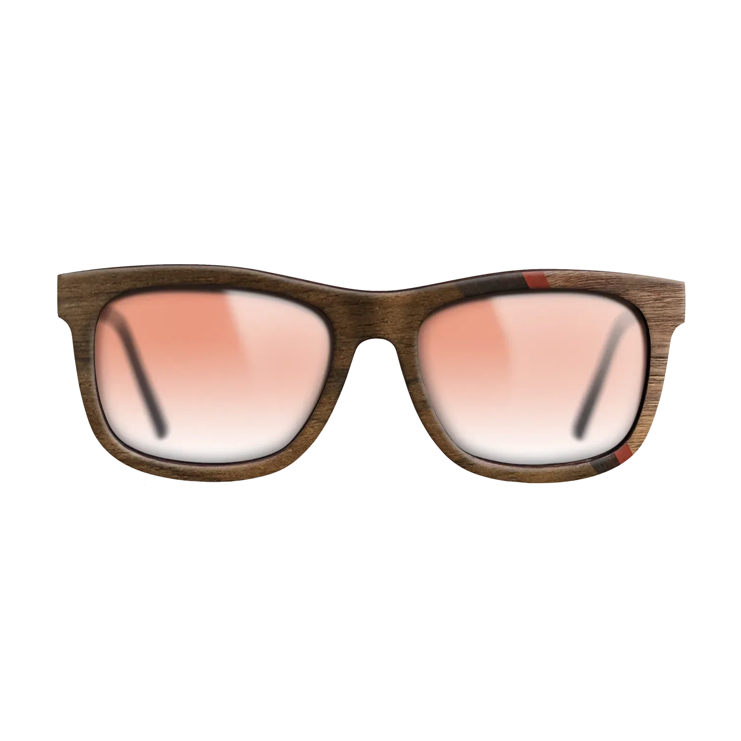 Ziricote Dark Quartered,Fumed Eucalyptus,Poplar Dyed: Red,Walnut Claro Light: Bauhaus - The Hero - Square - SIRIS wood optic