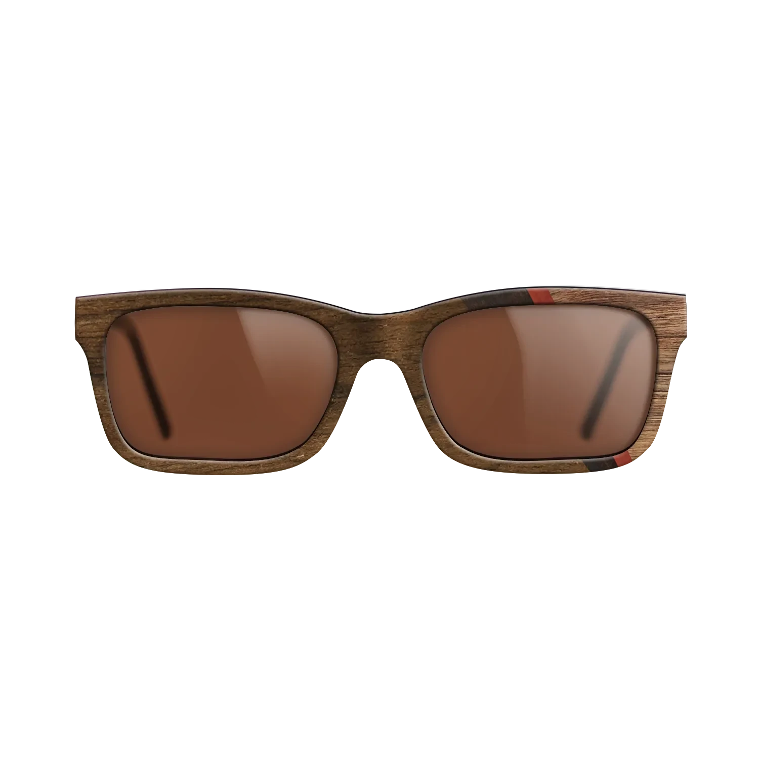 Ziricote Dark Quartered,Fumed Eucalyptus,Poplar Dyed: Red,Walnut Claro Light: Bauhaus - The Sage - Rectangle - SIRIS wood optic