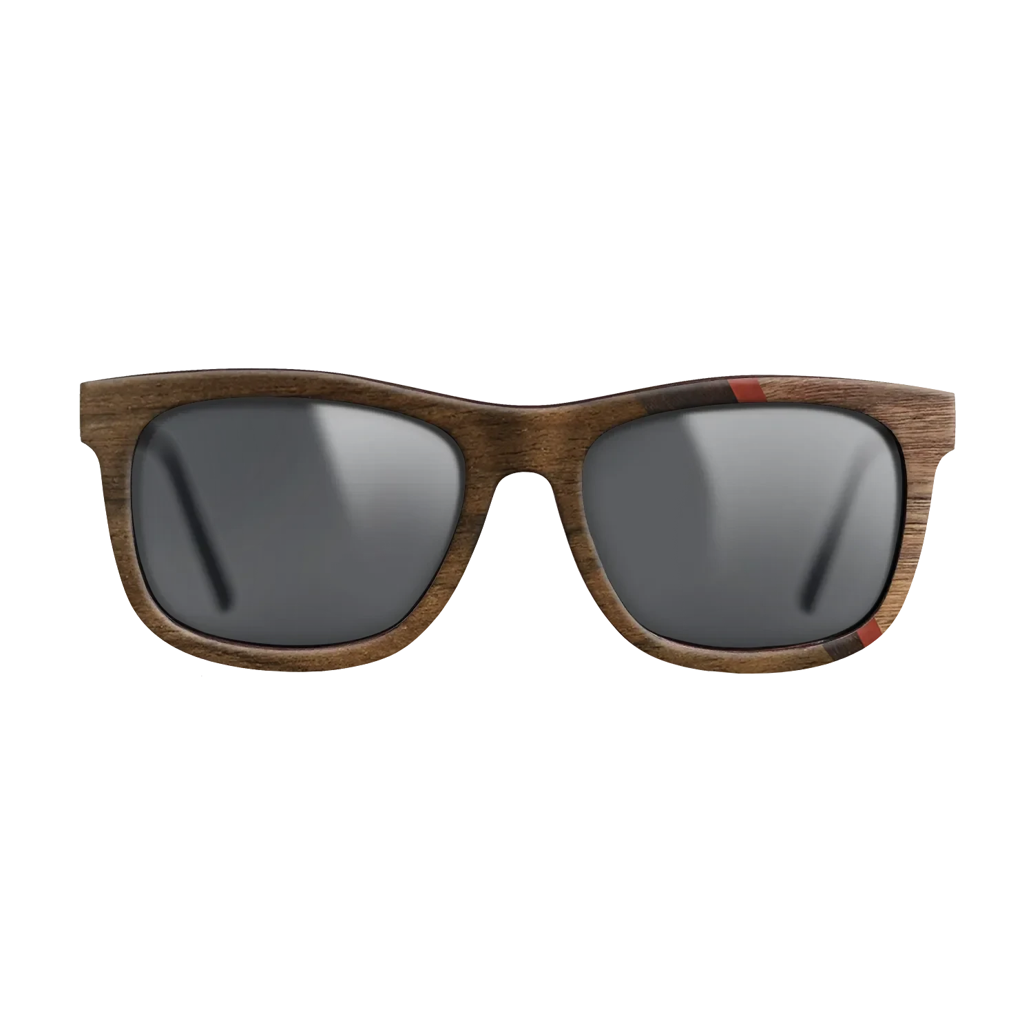 Ziricote Dark Quartered,Fumed Eucalyptus,Poplar Dyed: Red,Walnut Claro Light: Bauhaus - The Hero - Square - SIRIS wood optic
