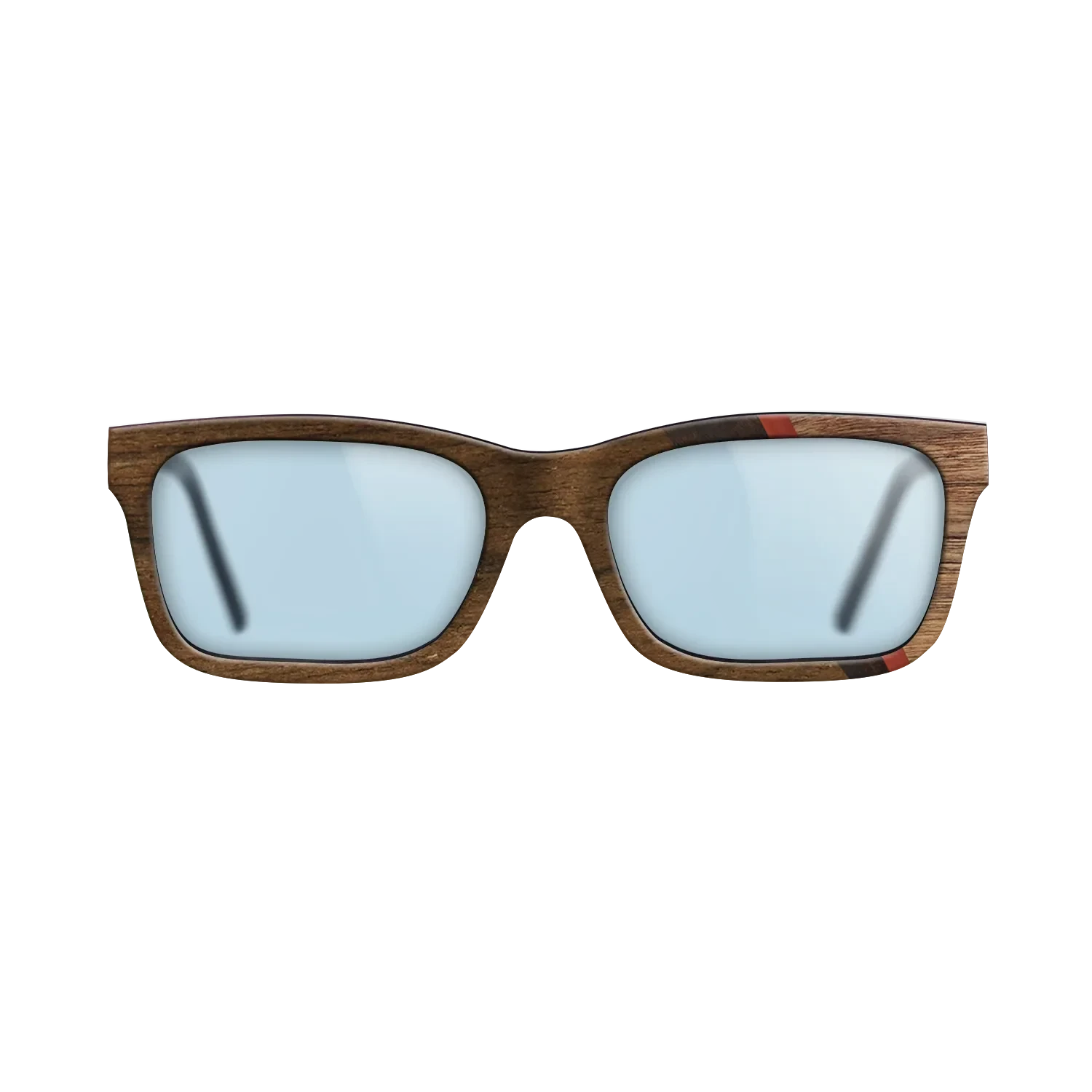 Ziricote Dark Quartered,Fumed Eucalyptus,Poplar Dyed: Red,Walnut Claro Light: Bauhaus - The Sage - Rectangle - SIRIS wood optic