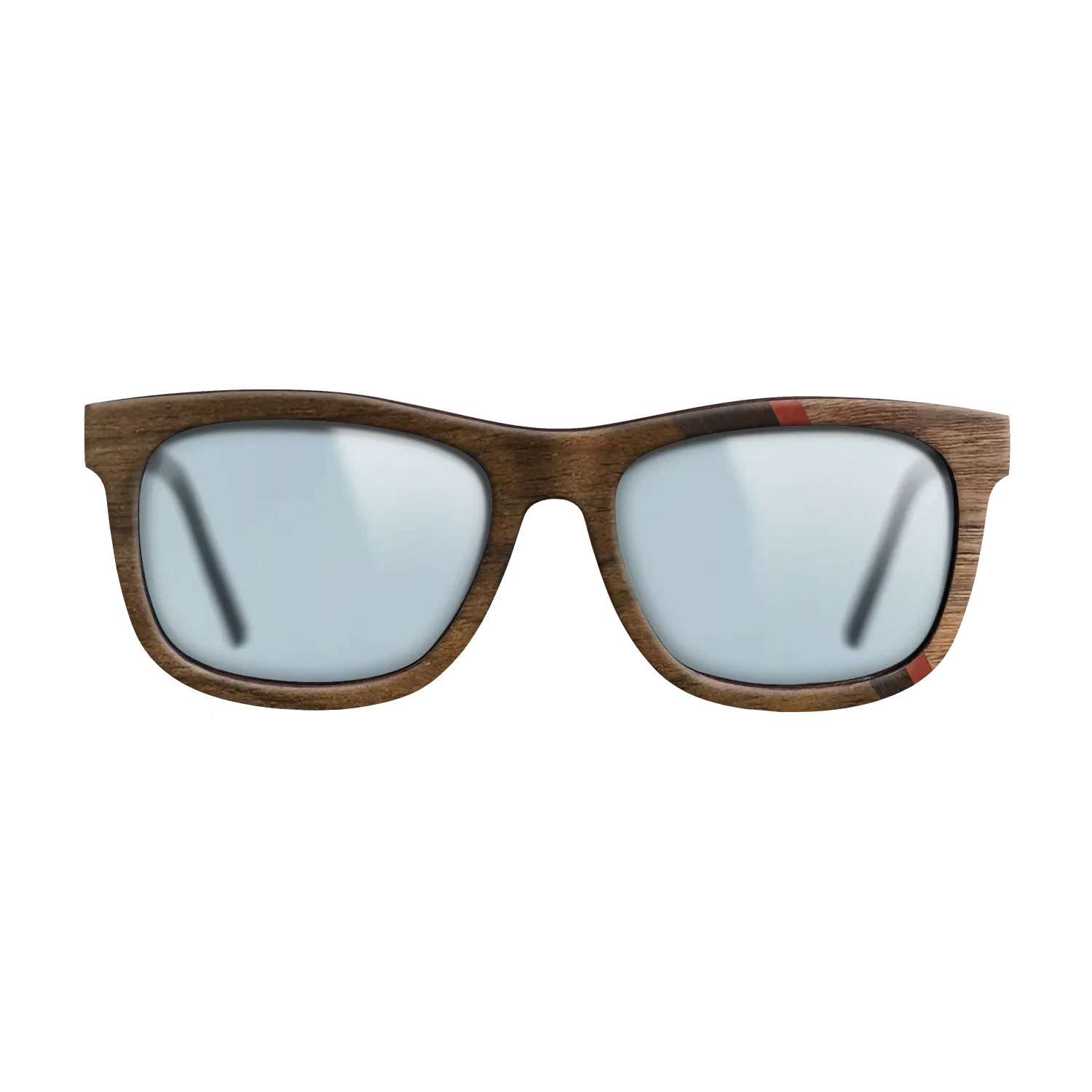 Ziricote Dark Quartered,Fumed Eucalyptus,Poplar Dyed: Red,Walnut Claro Light: Bauhaus - The Hero - Square - SIRIS wood optic