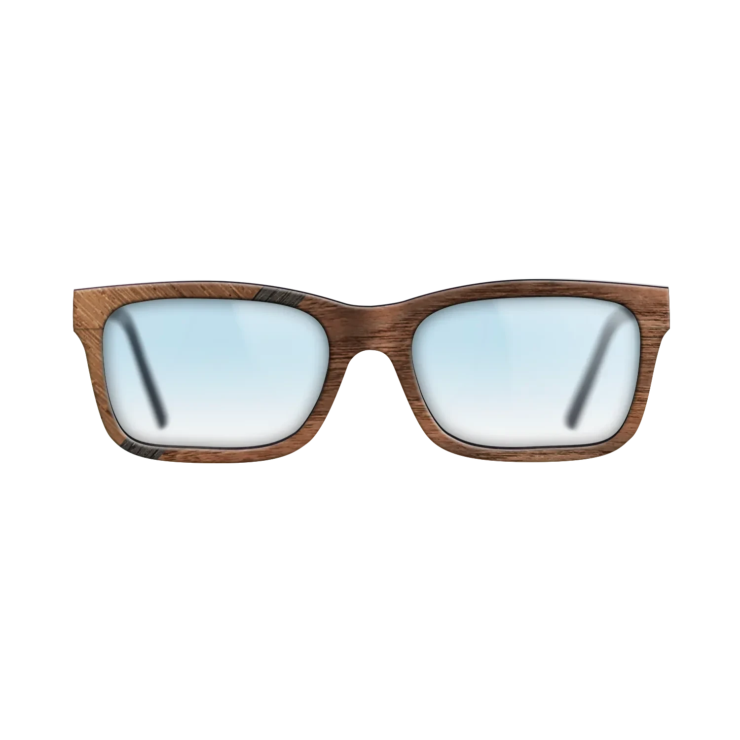 Wenge,Fumed Oak,Walnut: Straight Grain,Walnut Claro Dark: Angle Cut - The Sage - Rectangle - SIRIS wood optic