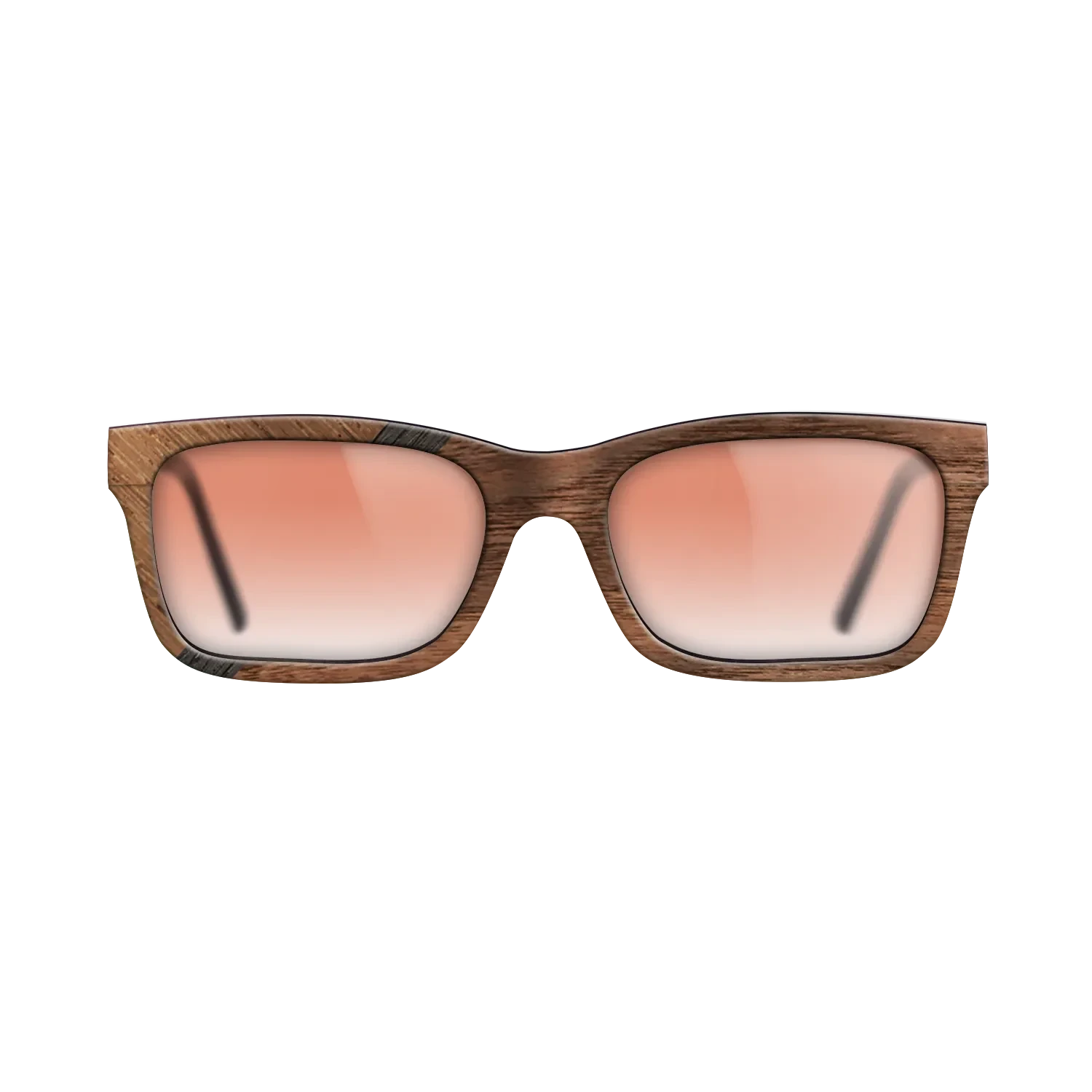 Wenge,Fumed Oak,Walnut: Straight Grain,Walnut Claro Dark: Angle Cut - The Sage - Rectangle - SIRIS wood optic