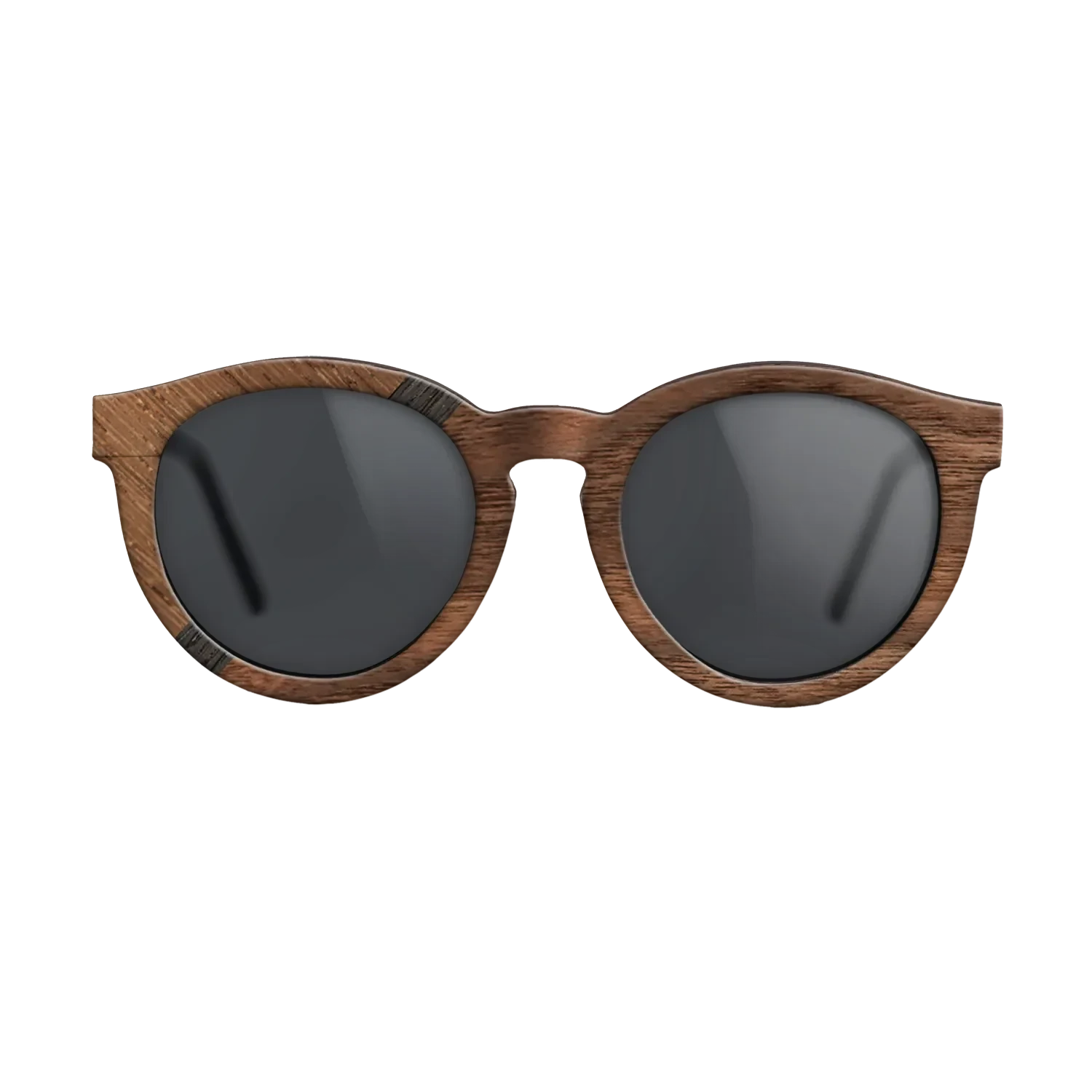 Wenge,Fumed Oak,Walnut: Straight Grain,Walnut Claro Dark: Angle Cut - The Rebel - Round - SIRIS wood optic