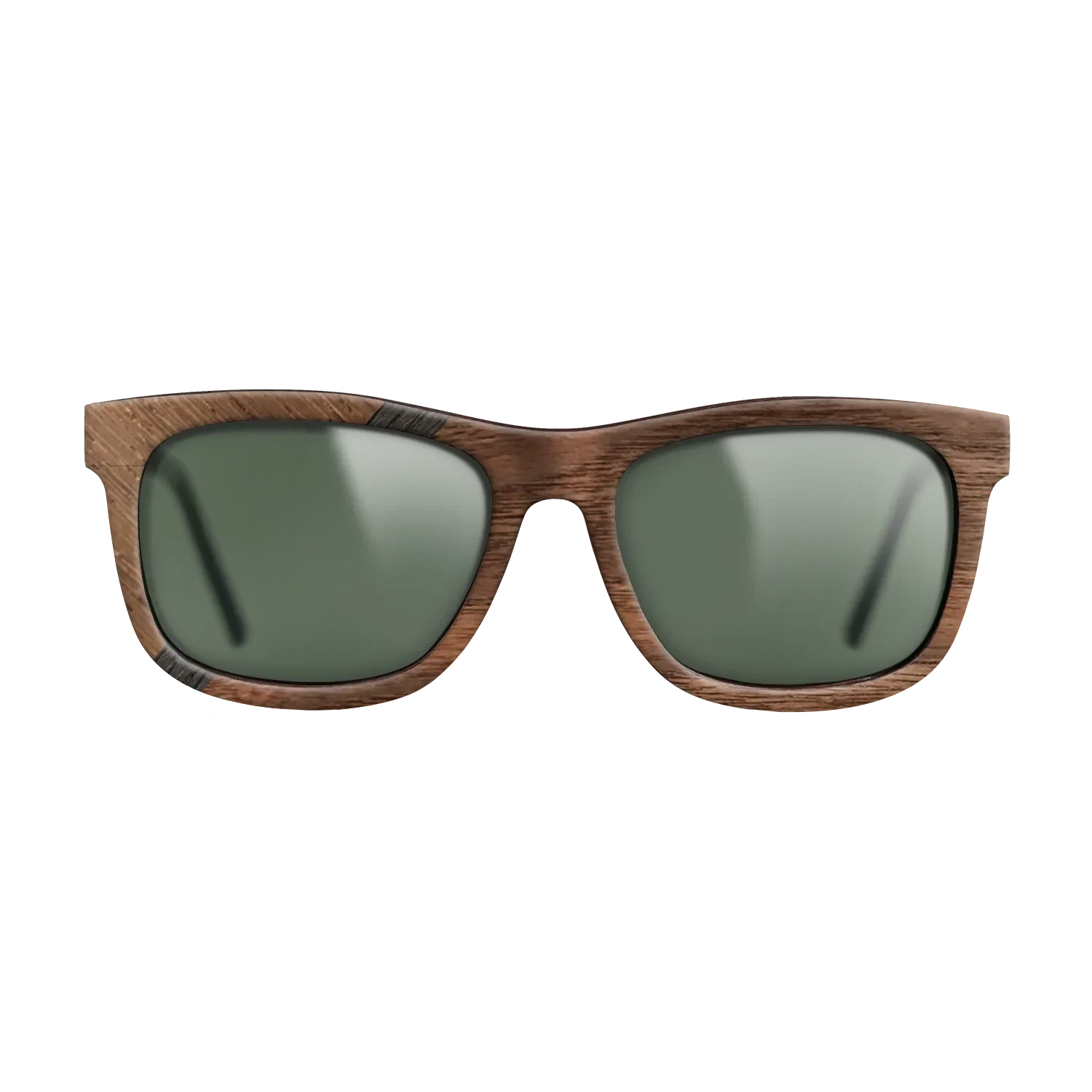 Wenge,Fumed Oak,Walnut: Straight Grain,Walnut Claro Dark: Angle Cut - The Hero - Square - SIRIS wood optic