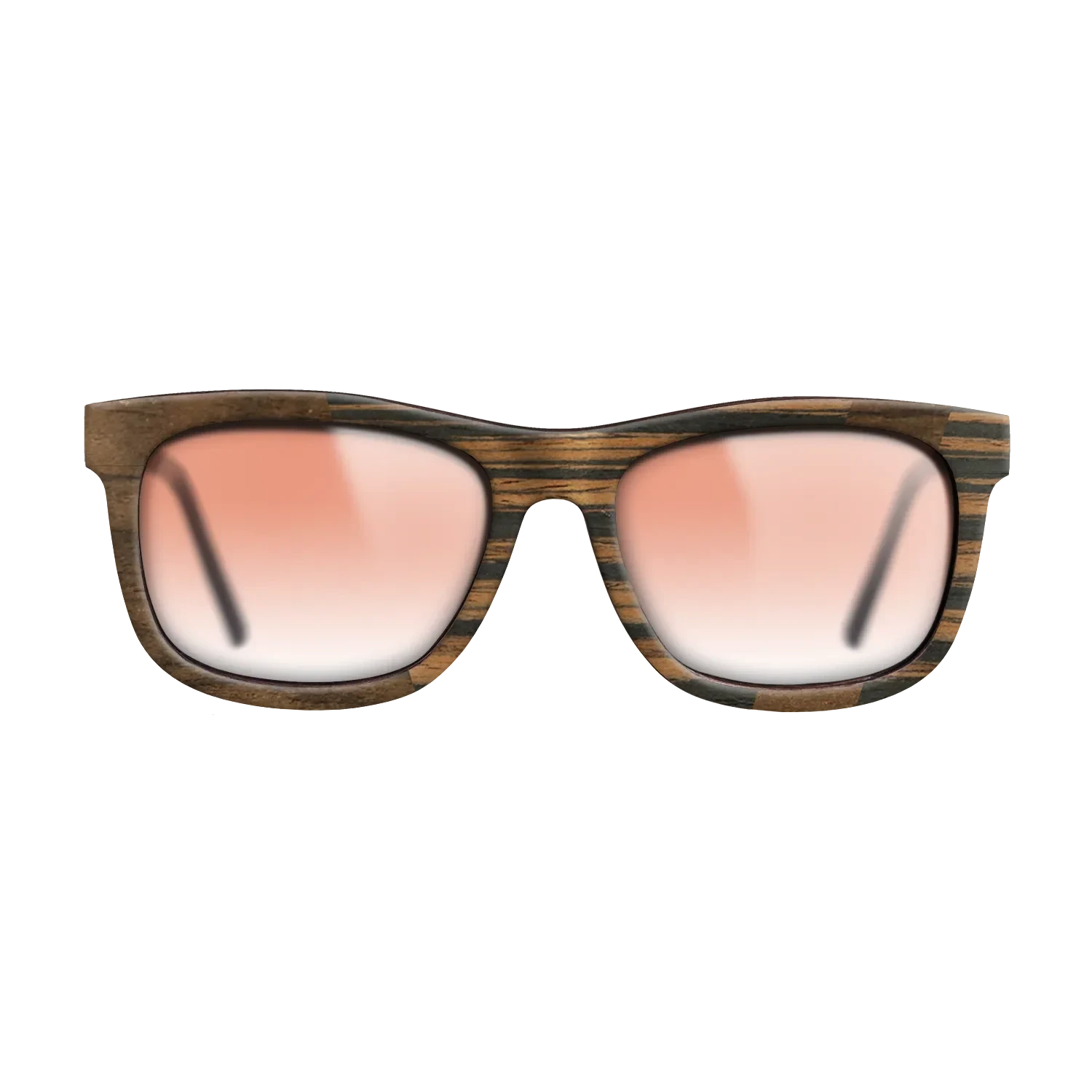 Ziricote Dark Quartered,Italian Ebony: Angle Cut - The Hero - Square - SIRIS wood optic