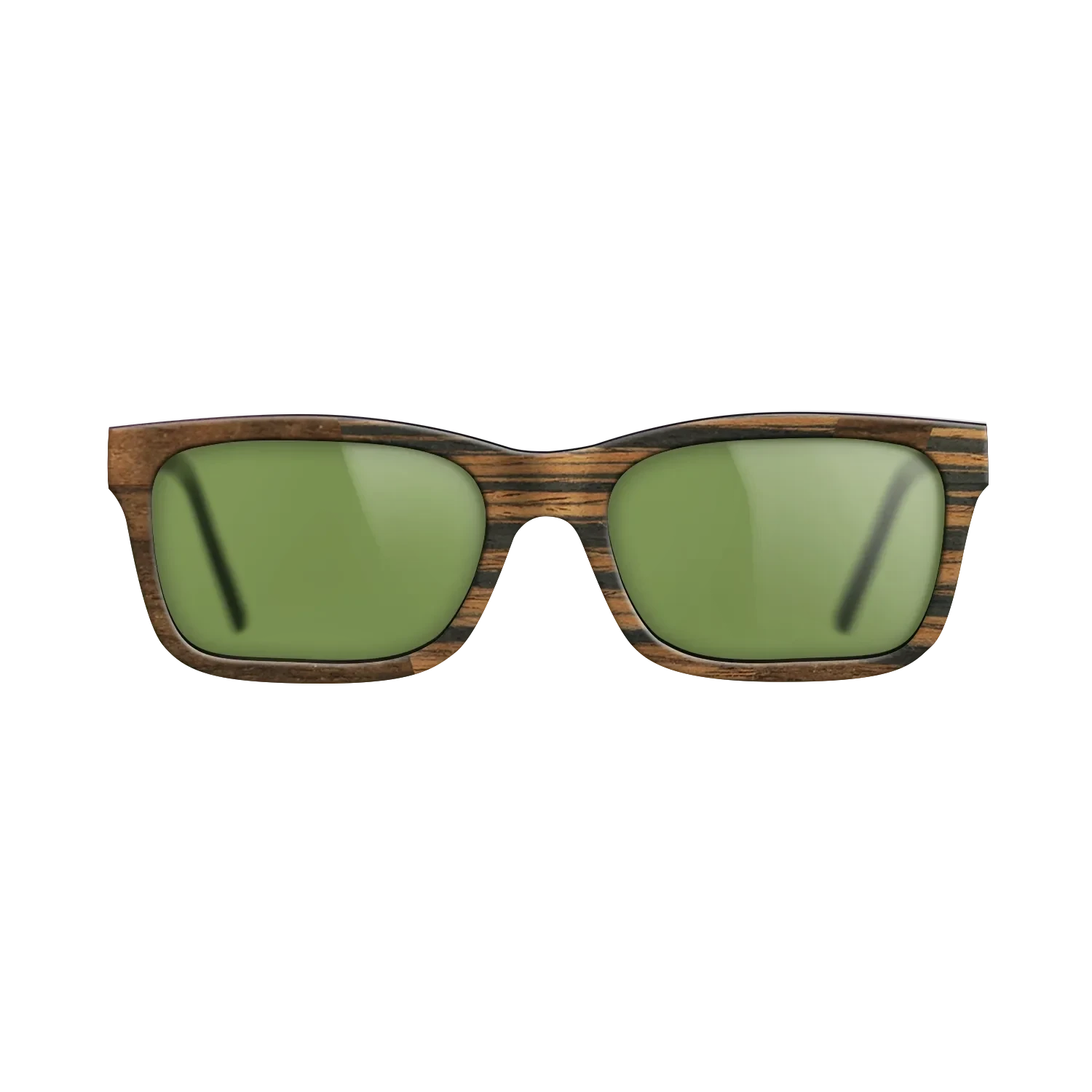 Ziricote Dark Quartered,Italian Ebony: Angle Cut - The Sage - Rectangle - SIRIS wood optic